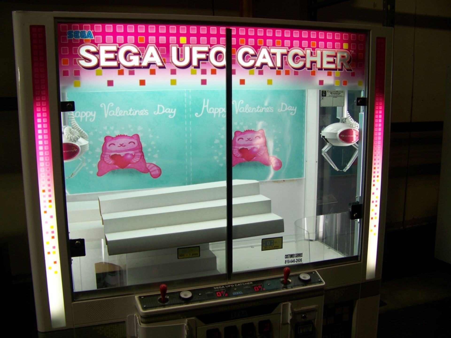 60"" SEGA UFO CATCHER PRIZE MERCHANDISER CLAW GAME - Image 2 of 8