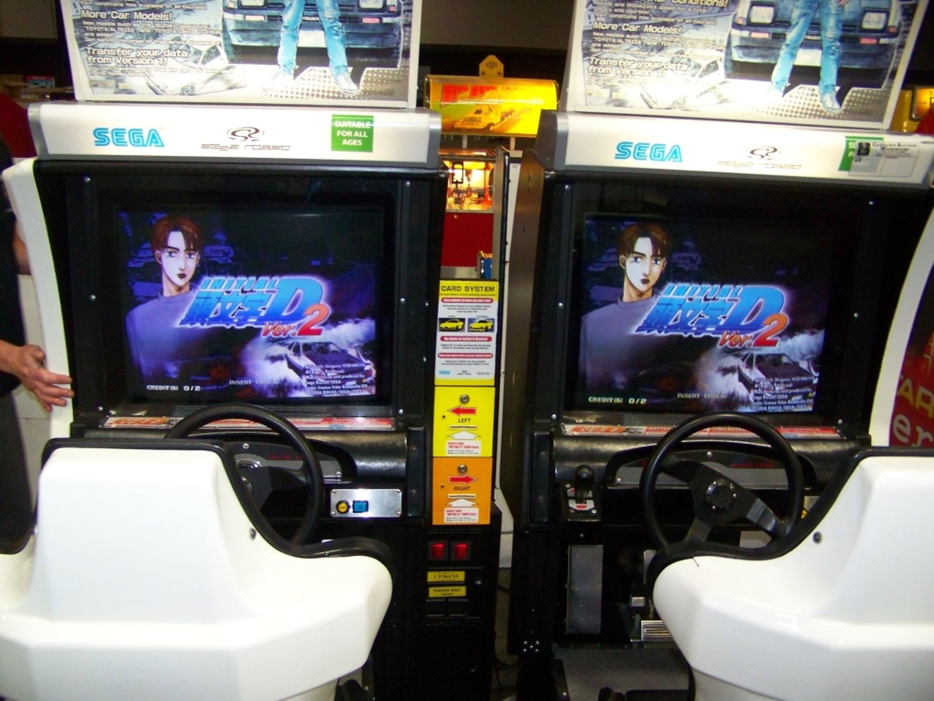 INITIAL D2 TWIN DRIVER RACING ARCADE GAME - Image 8 of 8