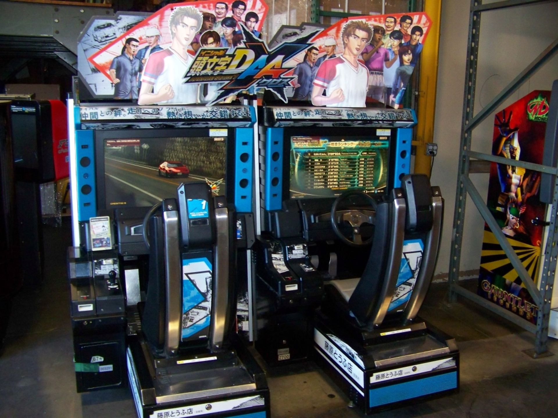 INITIAL D7 RACING ARCADE GAME SEGA - Image 2 of 7