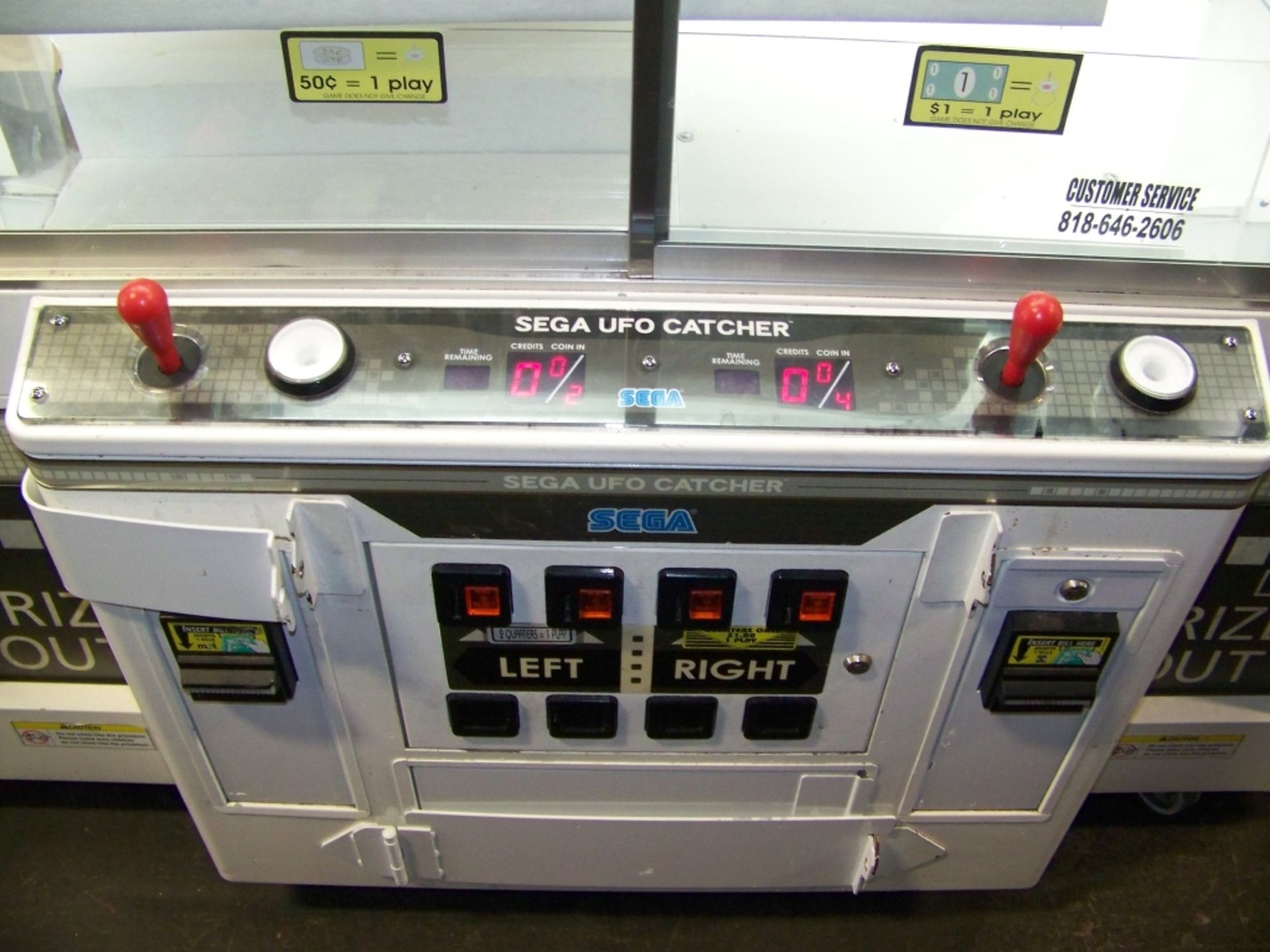 60"" SEGA UFO CATCHER PRIZE MERCHANDISER CLAW GAME - Image 7 of 8