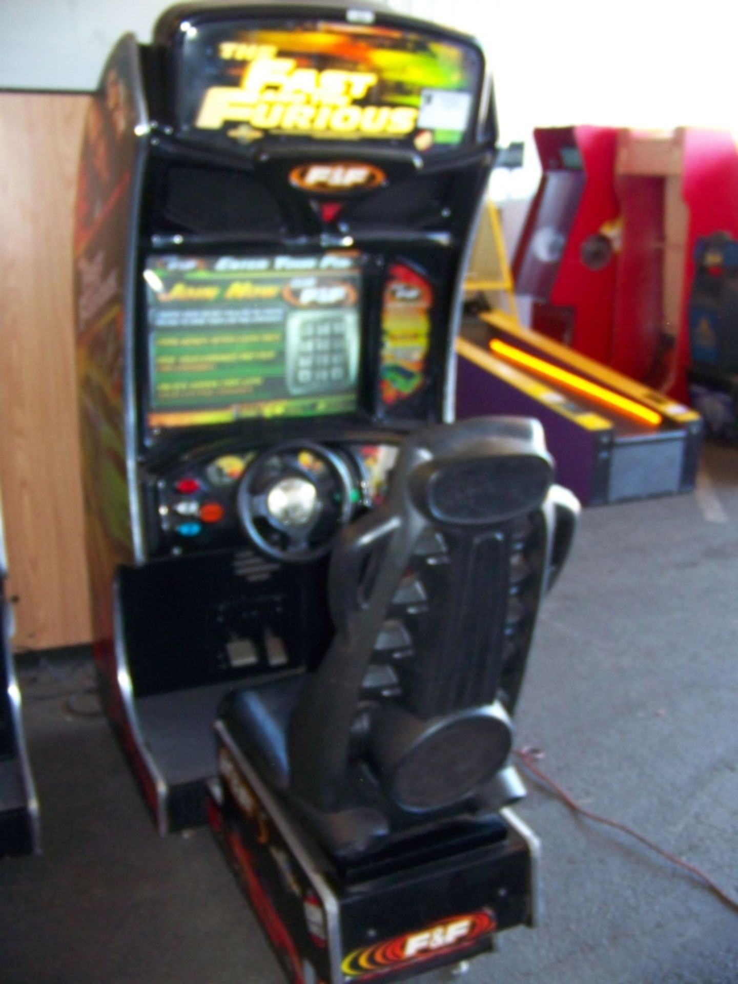 FAST & FURIOUS RACING ARCADE GAME