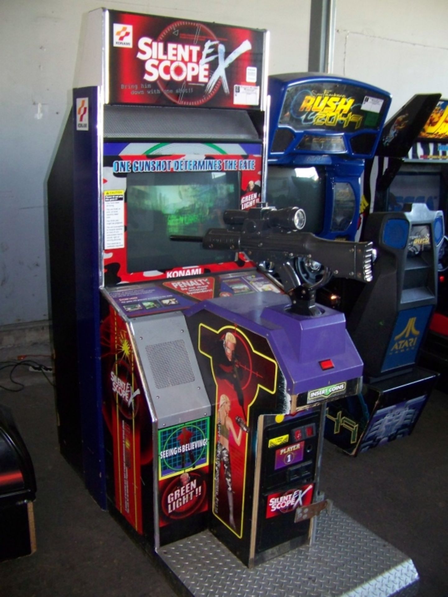 SILENT SCOPE EX SHOOTER ARCADE GAME KONAMI - Image 5 of 5