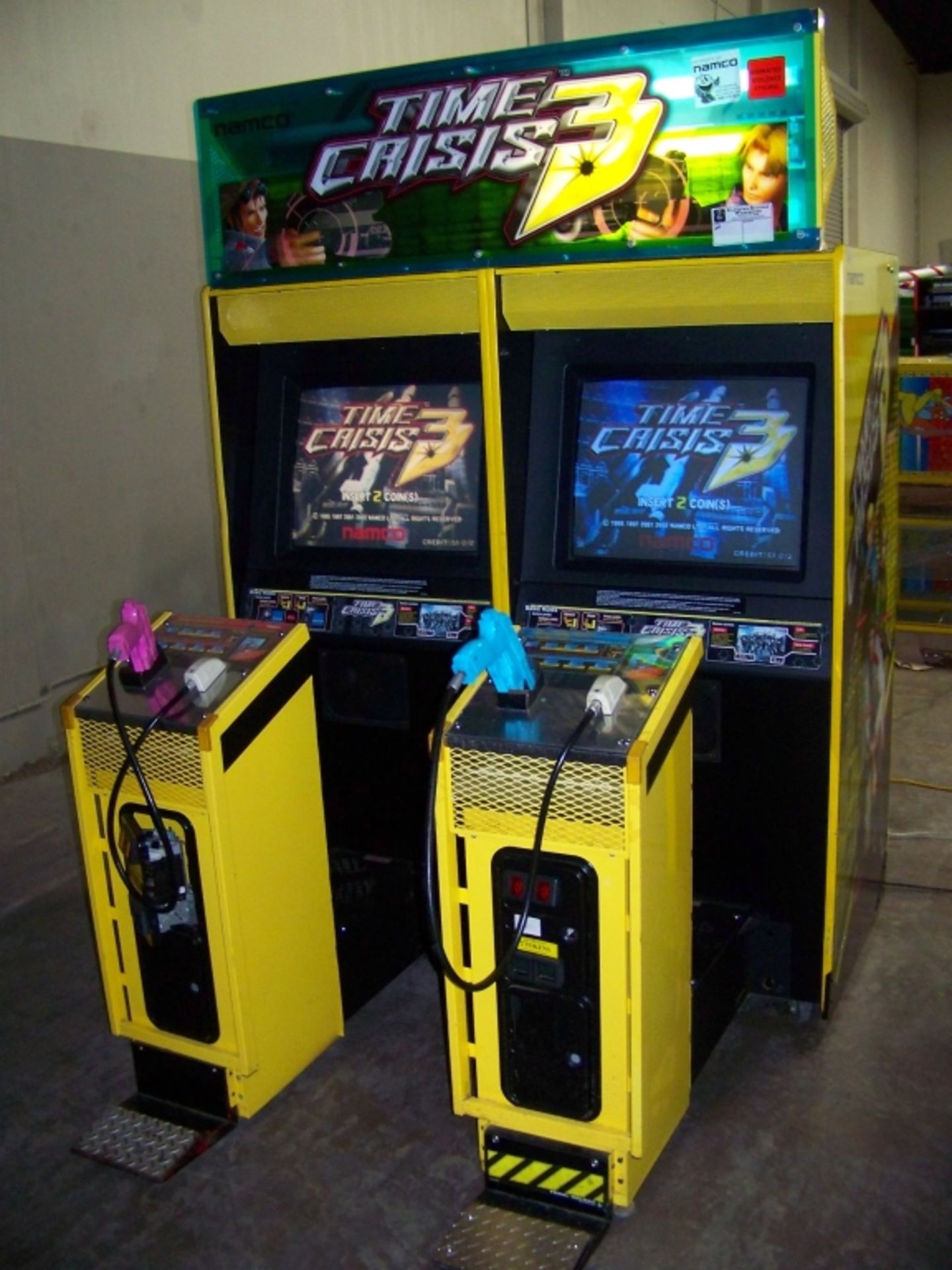 TIME CRISIS 3 TWIN SHOOTER ARCADE GAME NAMCO NO - Image 2 of 3