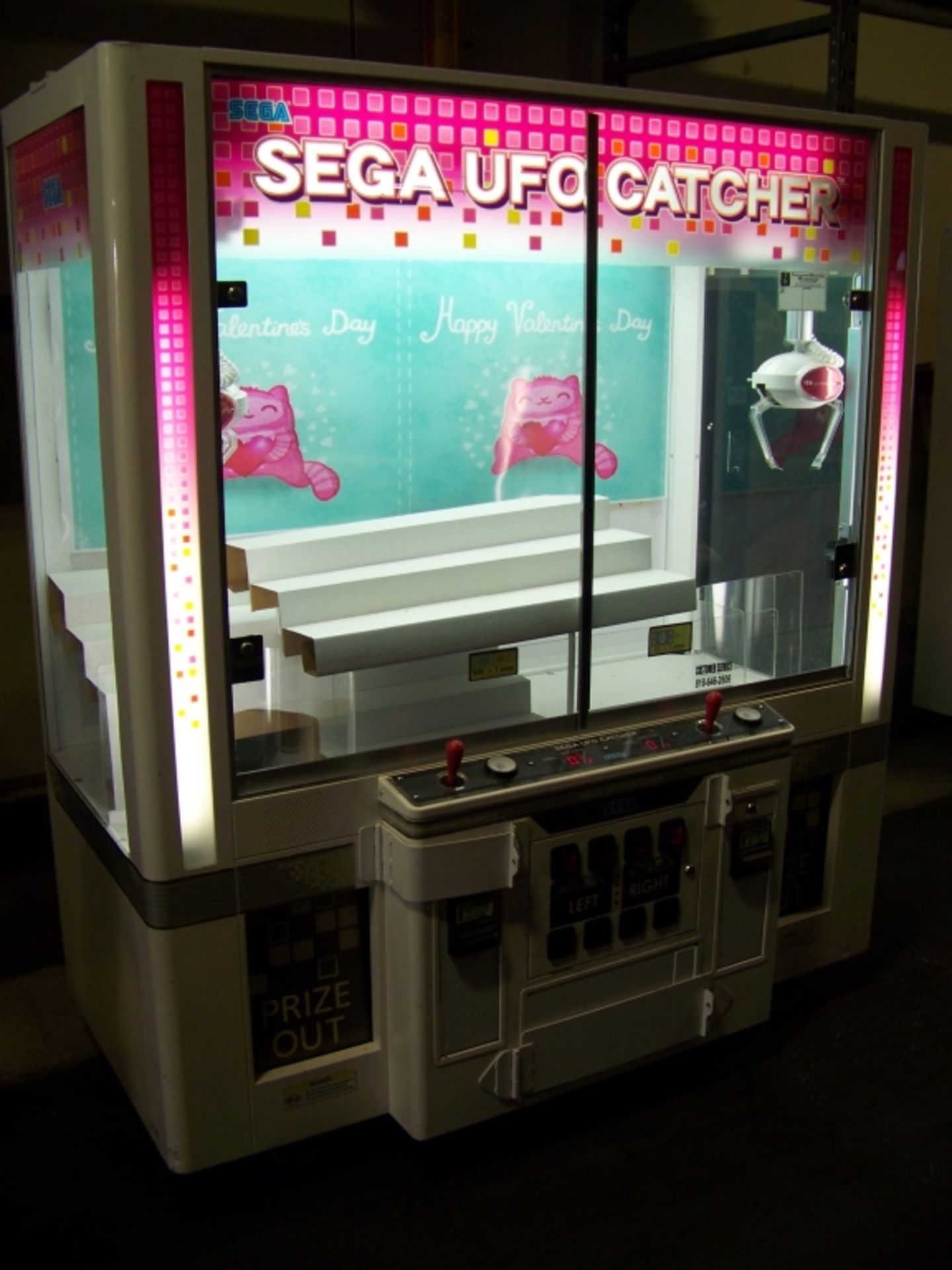 60"" SEGA UFO CATCHER PRIZE MERCHANDISER CLAW GAME