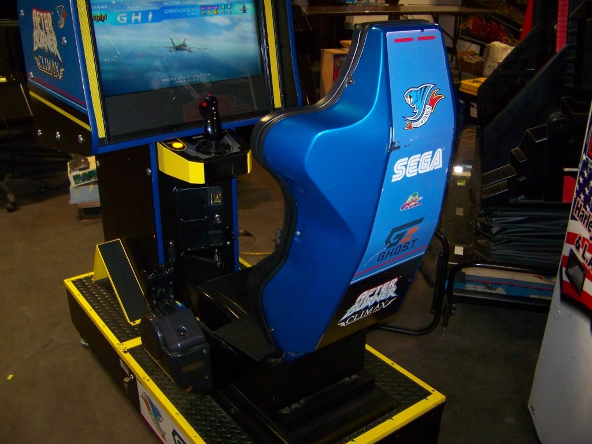 AFTERBURNER CLIMAX SITDOWN FIGHTER JET ARCADE GAME - Image 3 of 9