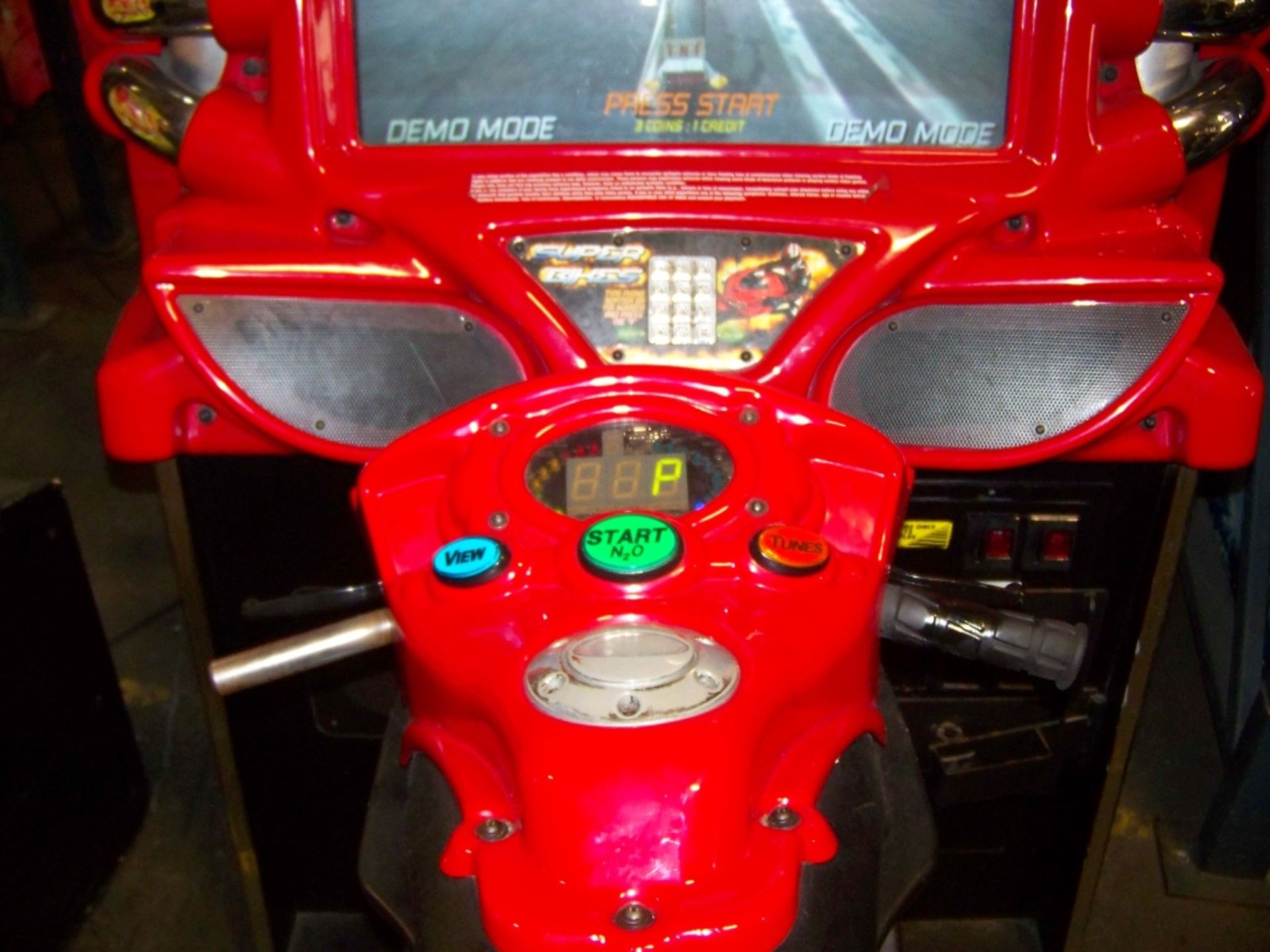 SUPER BIKES FAST AND FURIOUS ARCADE GAME RED CAB - Image 3 of 6