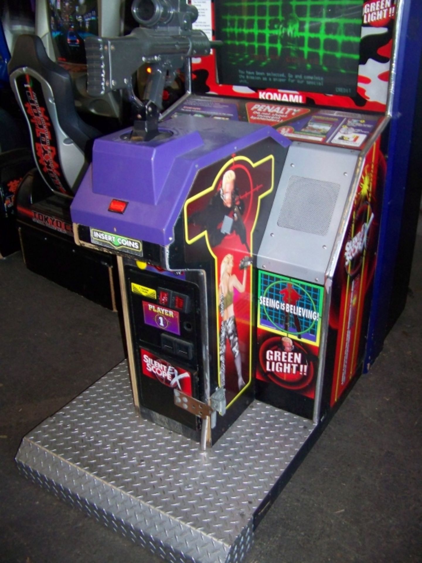 SILENT SCOPE EX SHOOTER ARCADE GAME KONAMI - Image 4 of 5