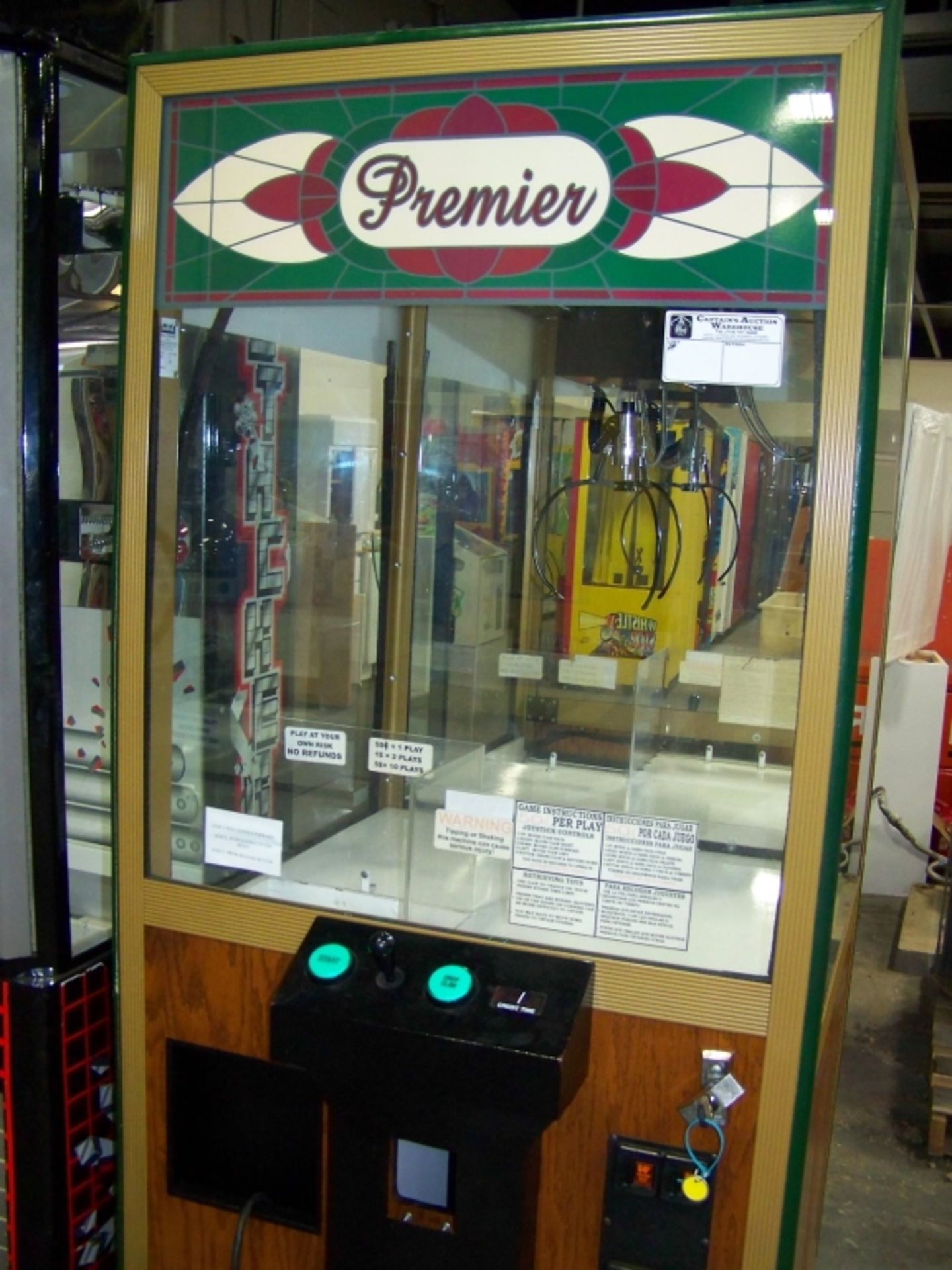 36" PREMIER PLUSH CLAW CRANE MACHINE AP - Image 2 of 2