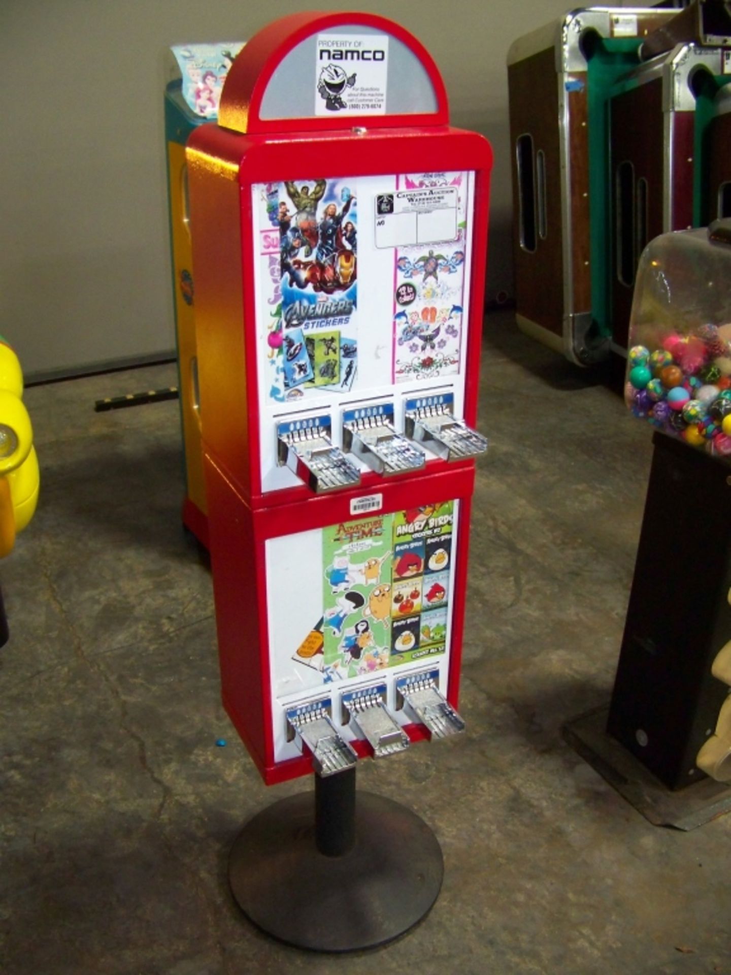 6 SELECT STICKER VENDING MACHINE