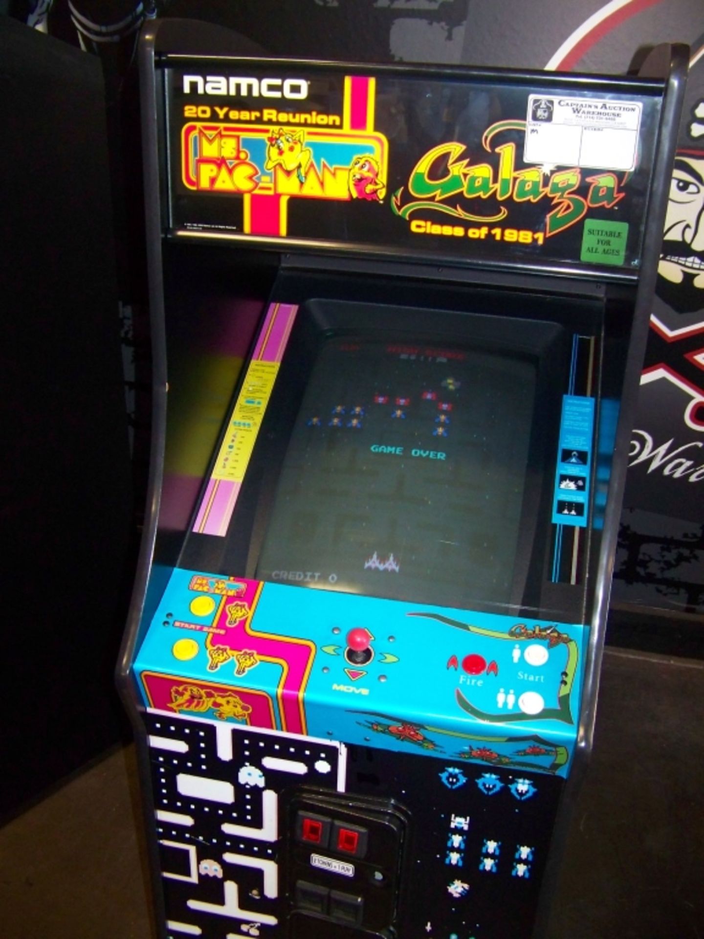 CLASS OF 1981 GALAGA MS PACMAN DEDICATED ARCADE - Image 6 of 6