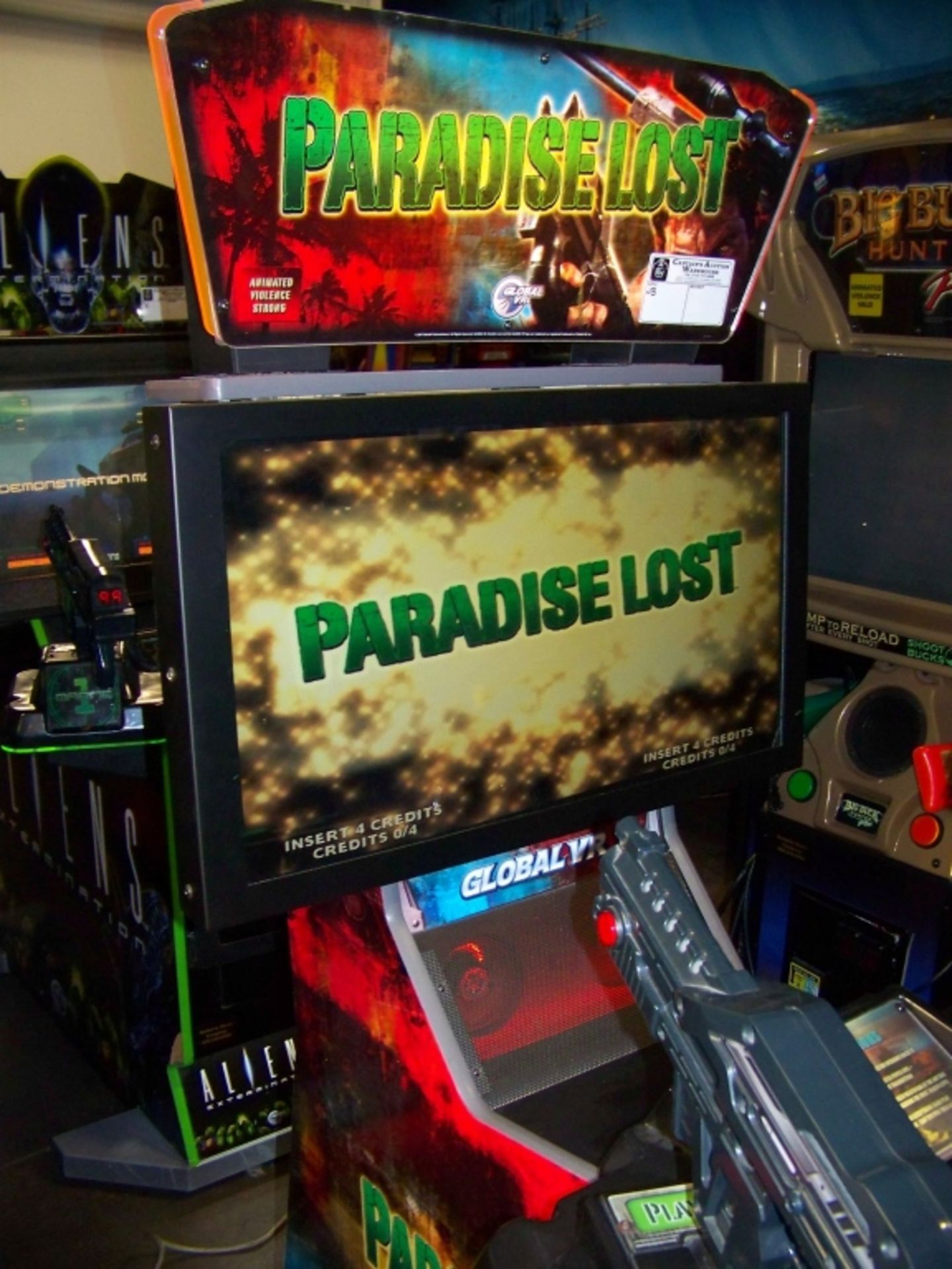 PARADISE LOST DEDICATED FIXED GUN ARCADE GAME - Image 7 of 8