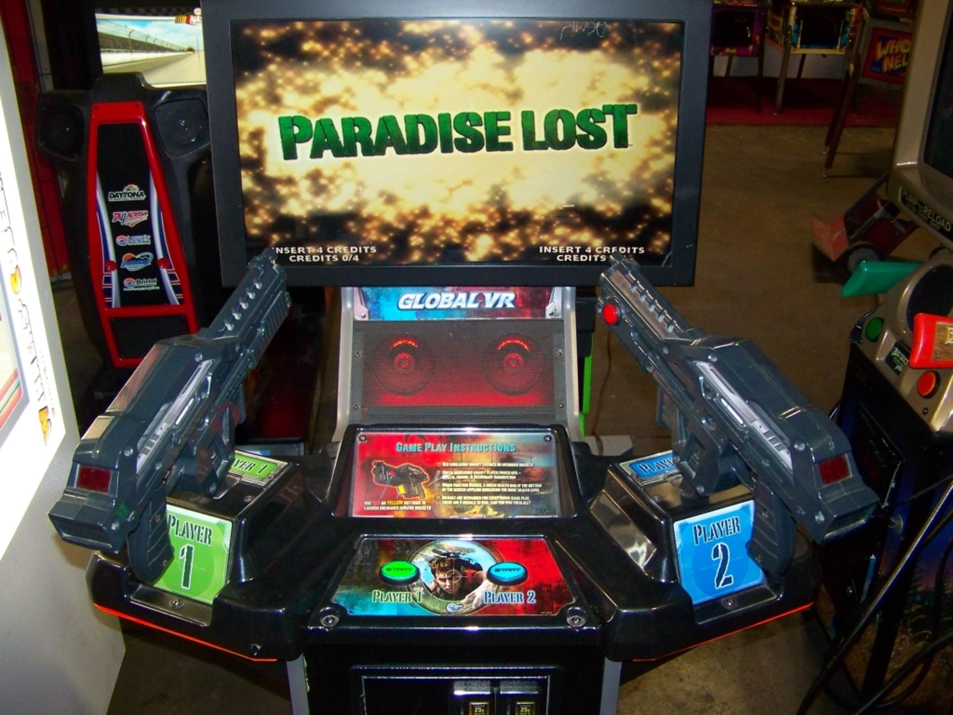 PARADISE LOST DEDICATED FIXED GUN ARCADE GAME - Image 4 of 8