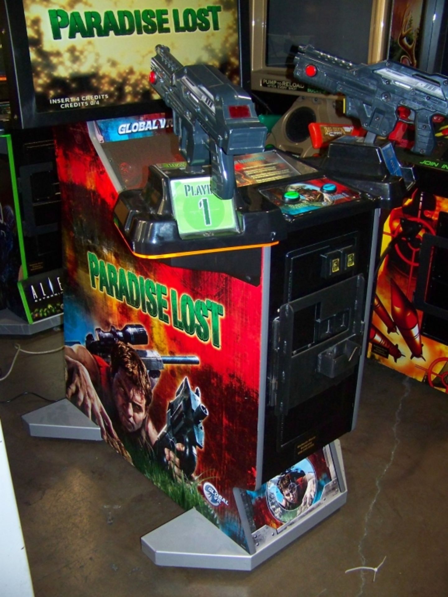 PARADISE LOST DEDICATED FIXED GUN ARCADE GAME - Image 8 of 8