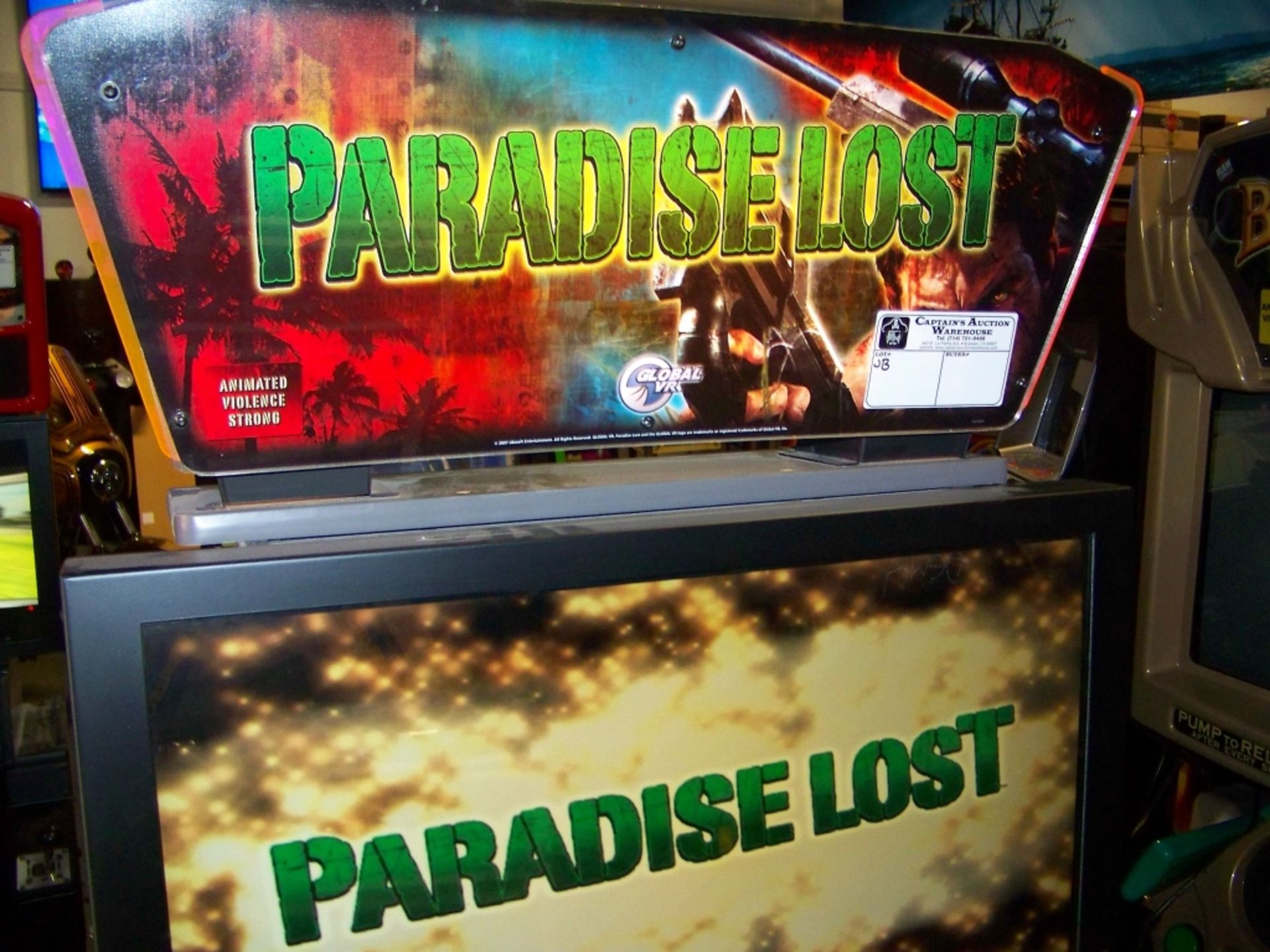 PARADISE LOST DEDICATED FIXED GUN ARCADE GAME - Image 5 of 8