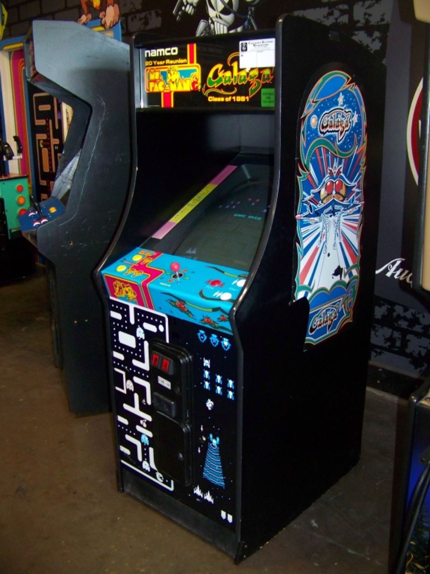 CLASS OF 1981 GALAGA MS PACMAN DEDICATED ARCADE - Image 3 of 6