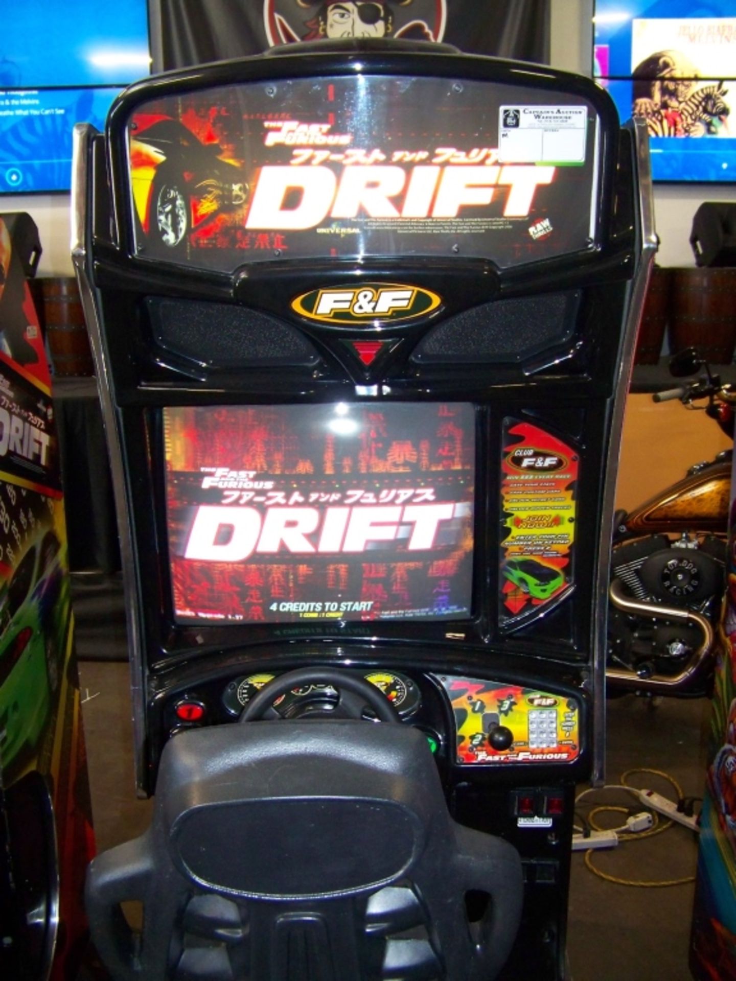 DRIFT FAST & FURIOUS RACING ARCADE GAME - Image 5 of 6
