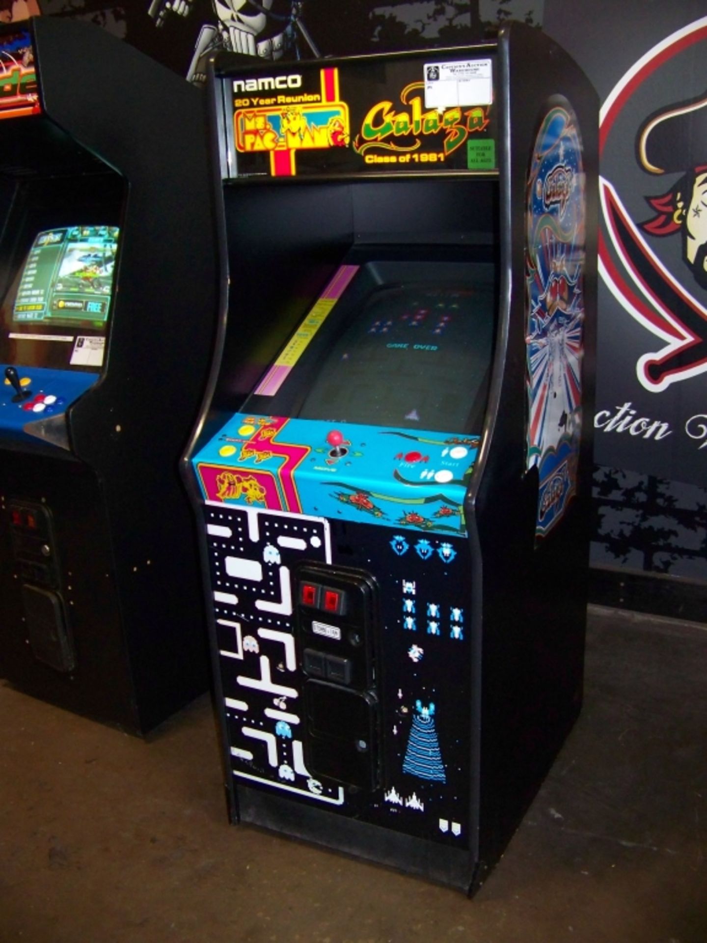 CLASS OF 1981 GALAGA MS PACMAN DEDICATED ARCADE - Image 2 of 6