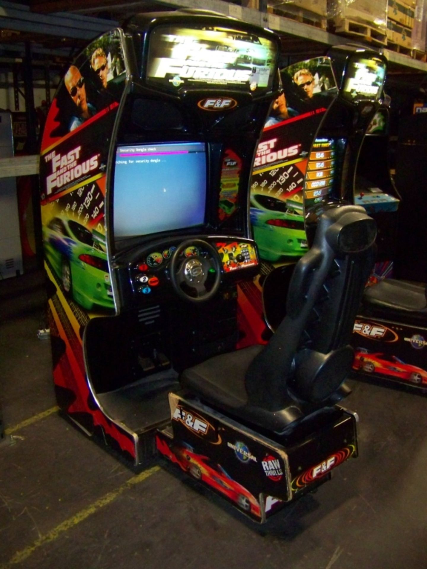 FAST & FURIOUS SITDOWN RACING ARCADE GAME