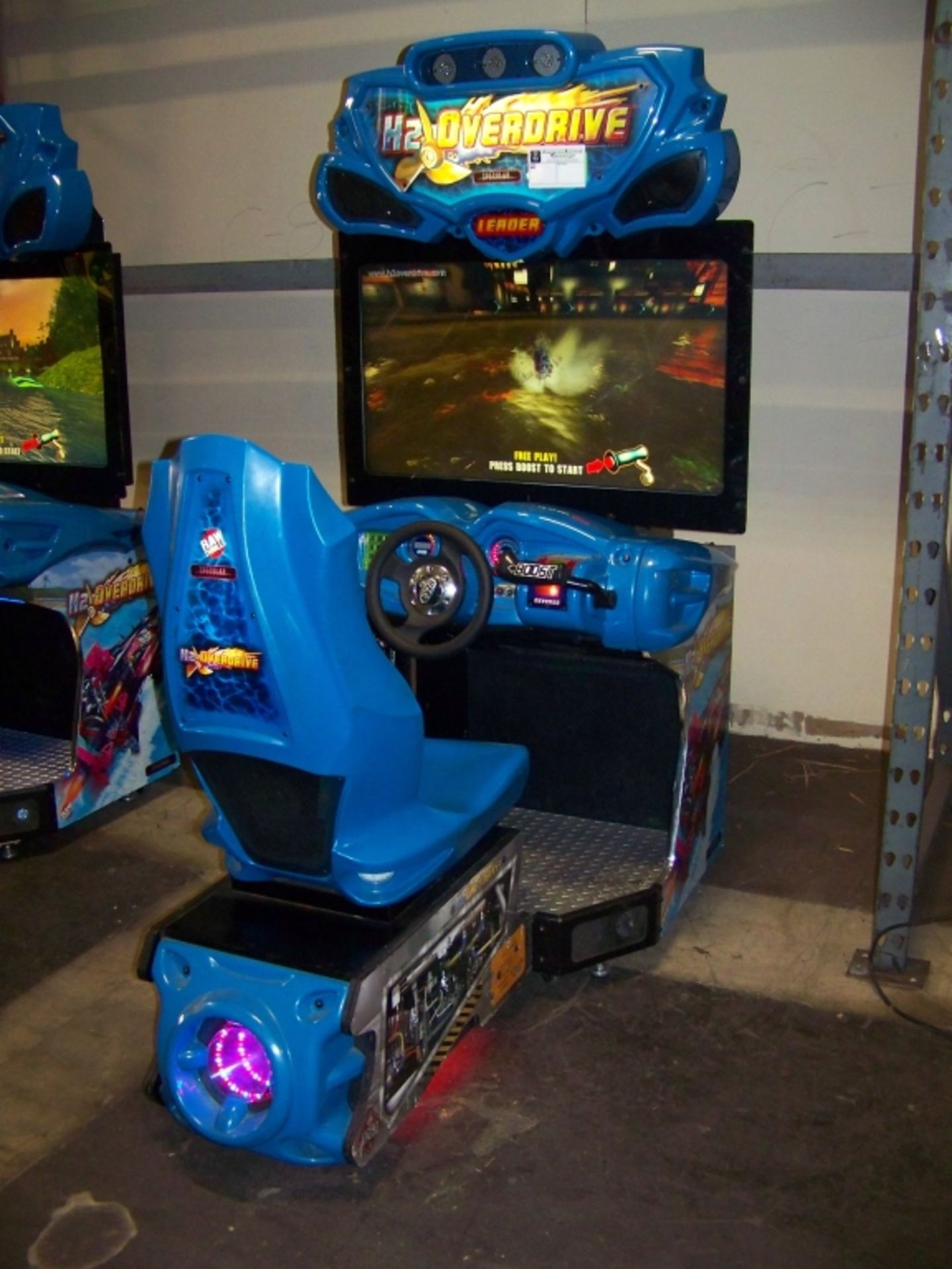 H2 OVERDRIVE 42"" LCD RACING ARCADE RAW THRILLS