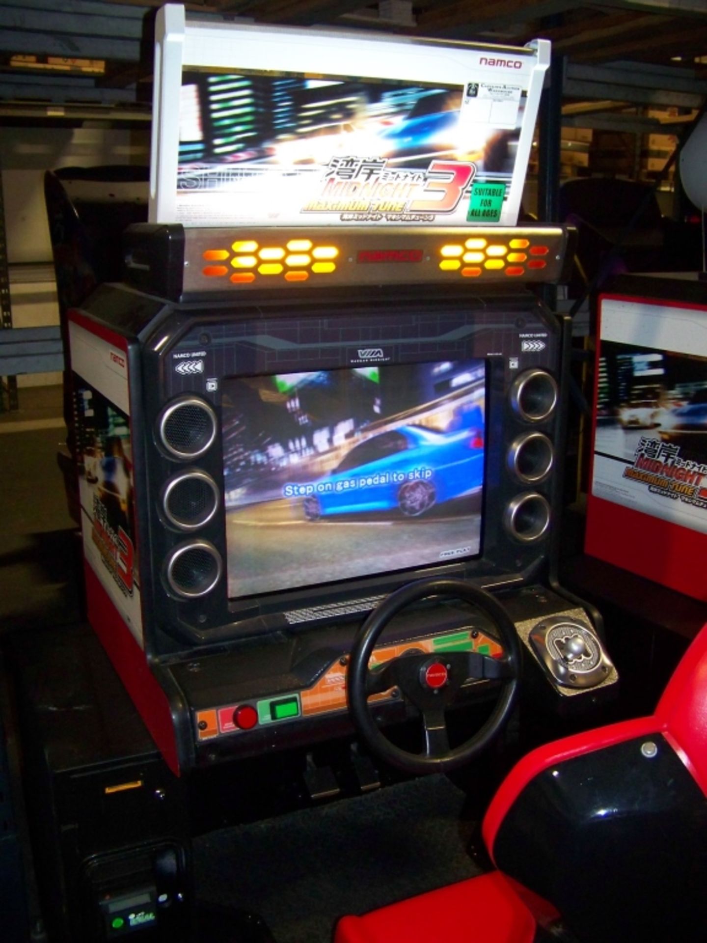 MAXIMUM TUNE 3 MIDNIGHT DRIVER ARCADE GAME NAMCO - Image 3 of 6