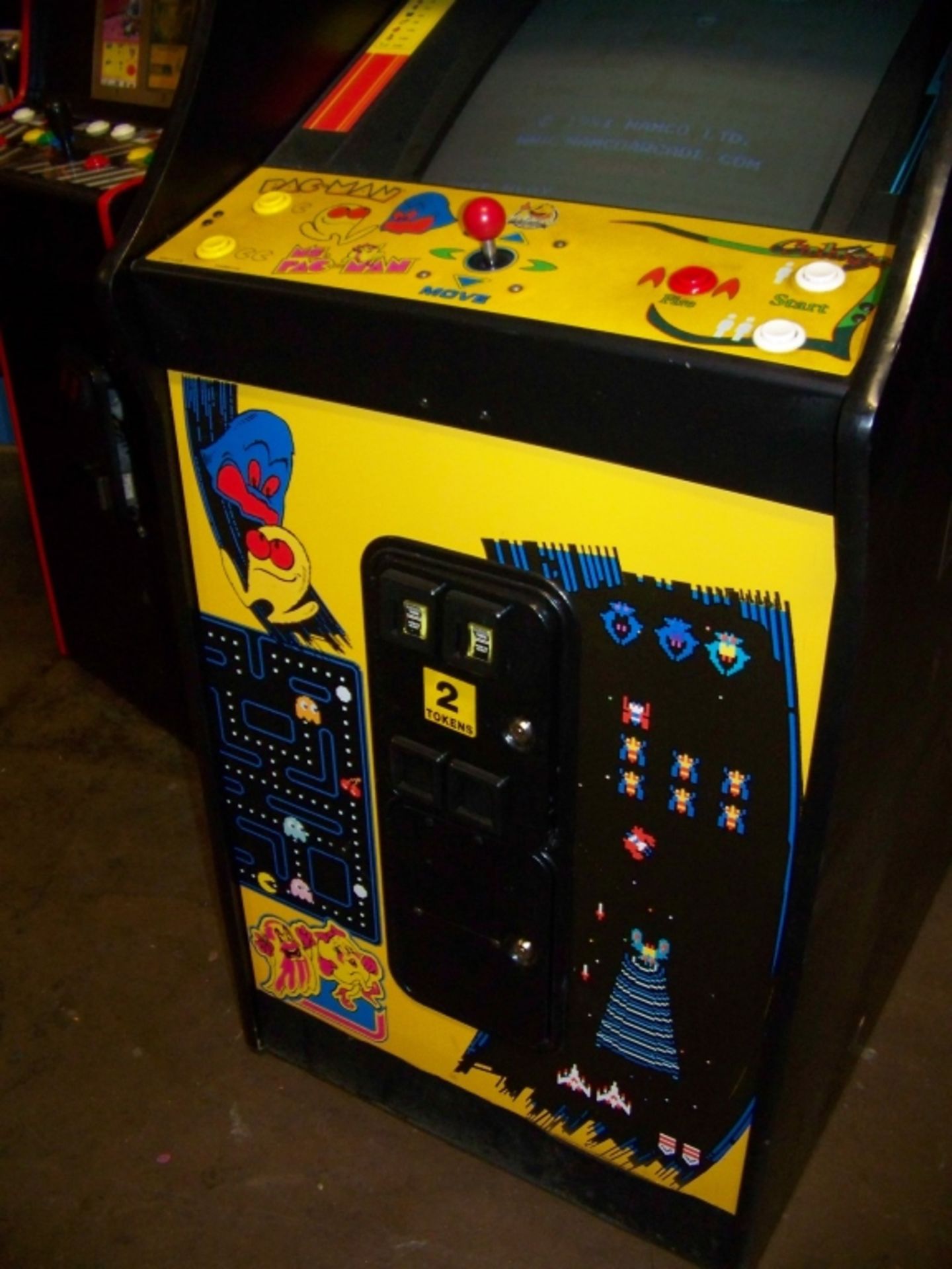 PACMAN 25TH ANNIVERSARY UPRIGHT ARCADE GAME NAMCO - Image 7 of 8