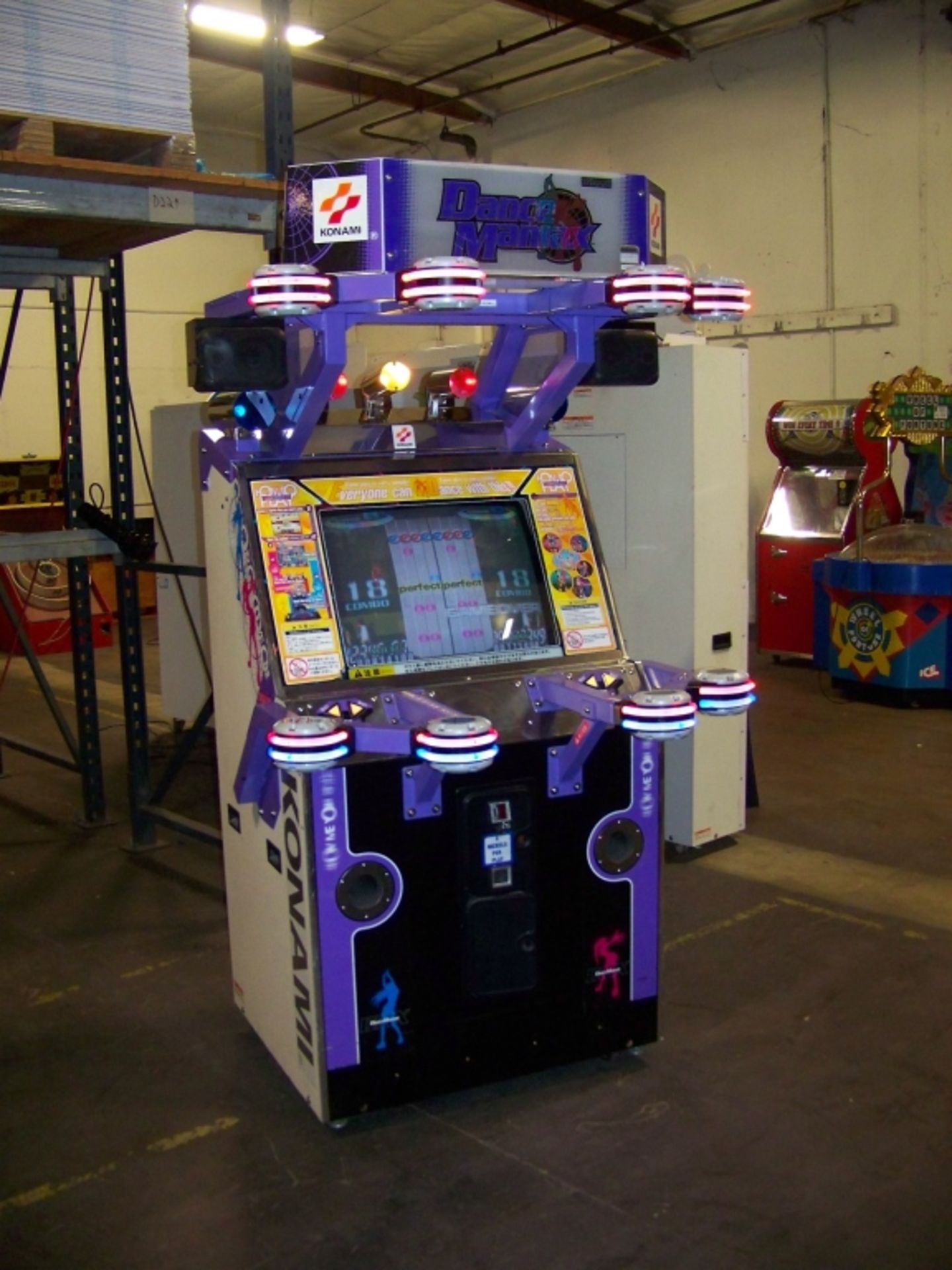 DANCE MANIAX MUSIC DANCE ARCADE GAME KONAMI - Image 9 of 11