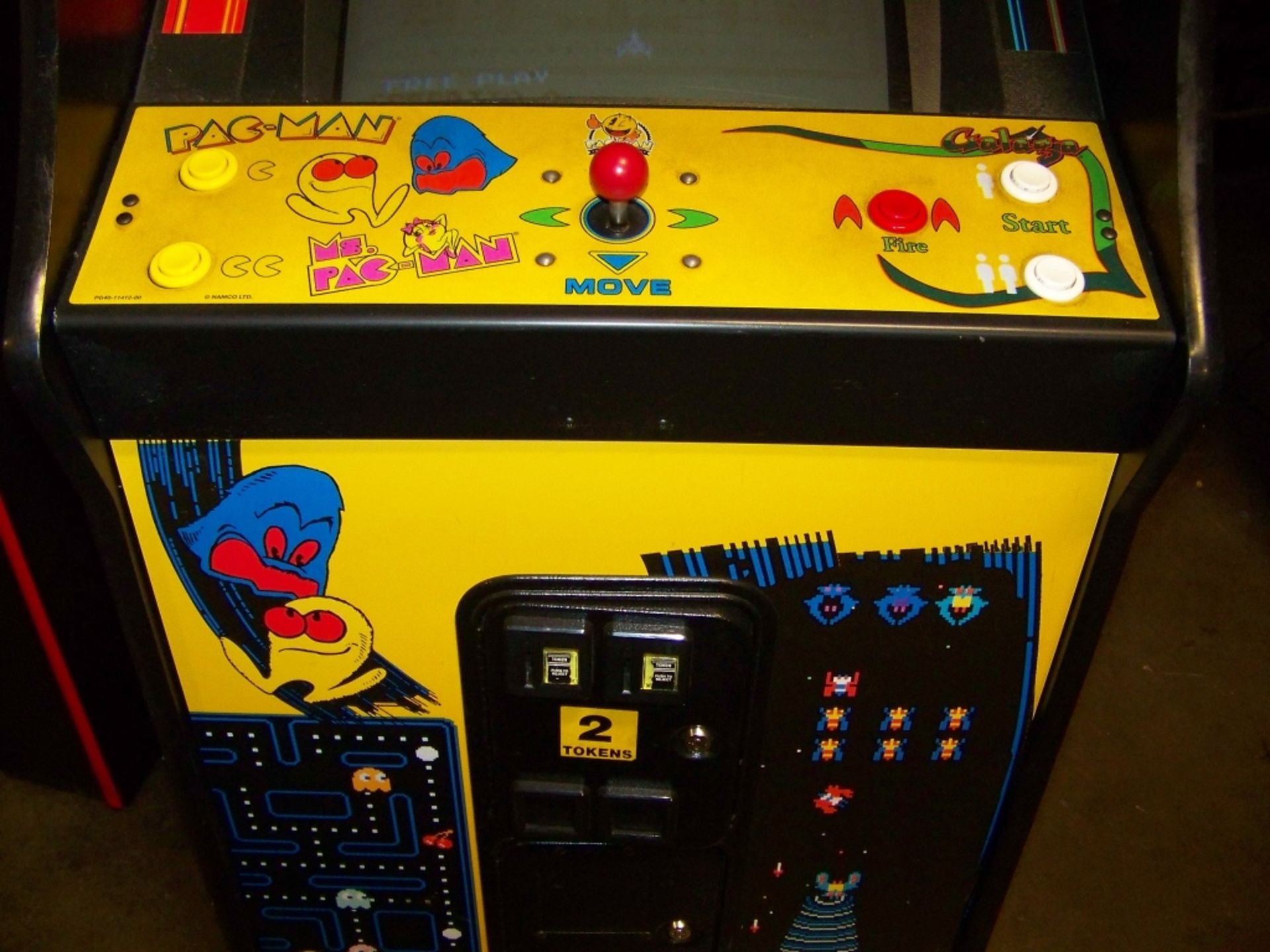 PACMAN 25TH ANNIVERSARY UPRIGHT ARCADE GAME NAMCO - Image 3 of 8