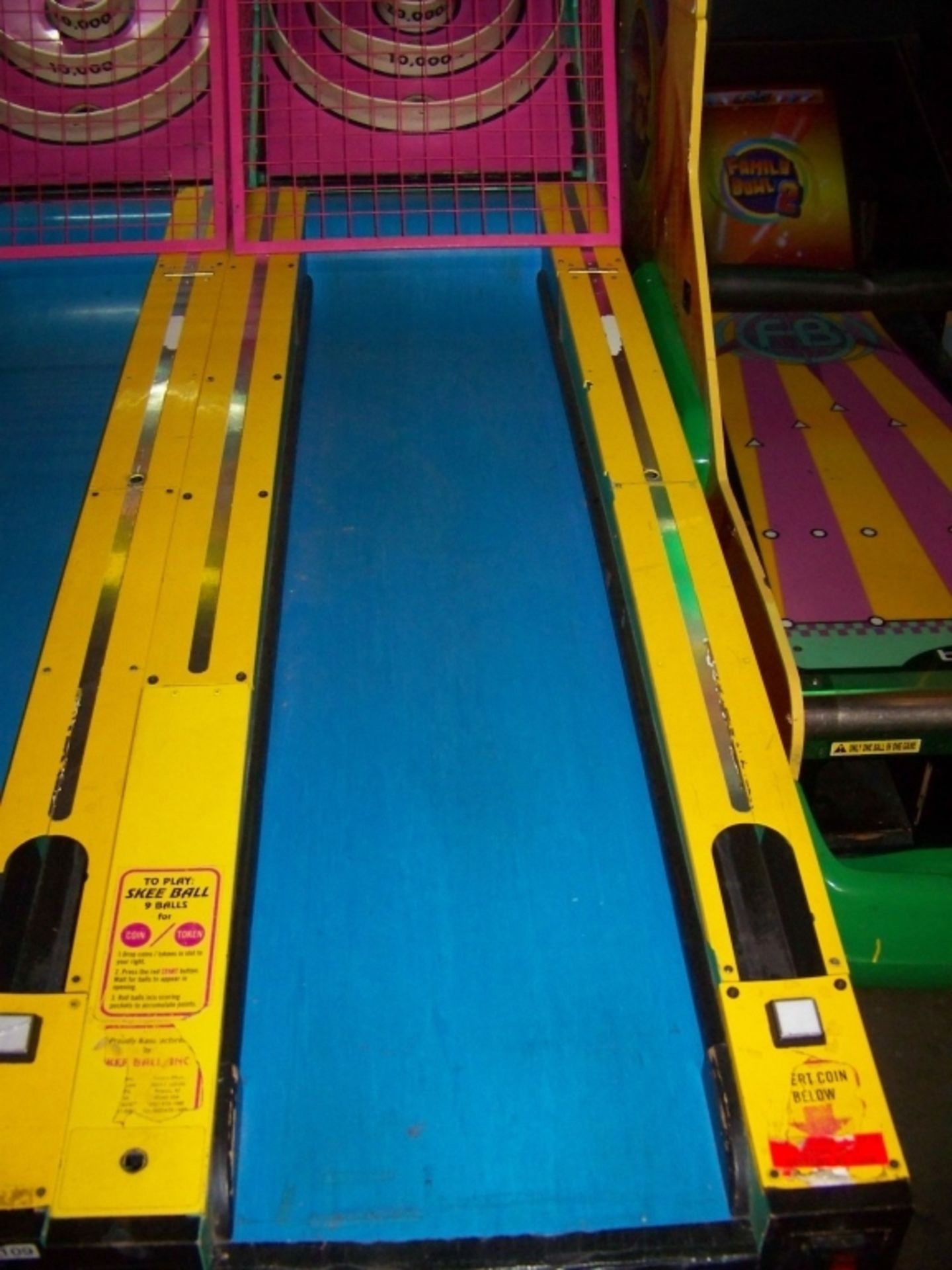 SKEEBALL TOO! ALLEY ROLLER REDEMPTION GAME