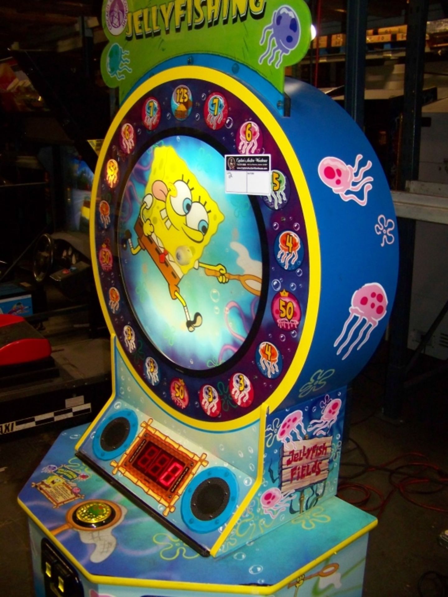 SPONGE BOB JELLY FISHING TICKET REDEMPTION GAME - Image 6 of 6