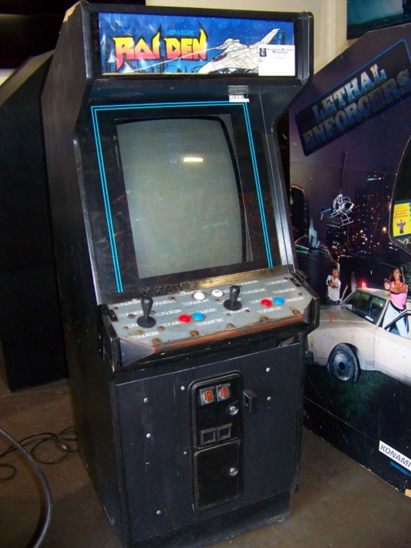 RAIDEN UPRIGHT VERTICAL SHOOTER ARCADE GAME - Image 4 of 4
