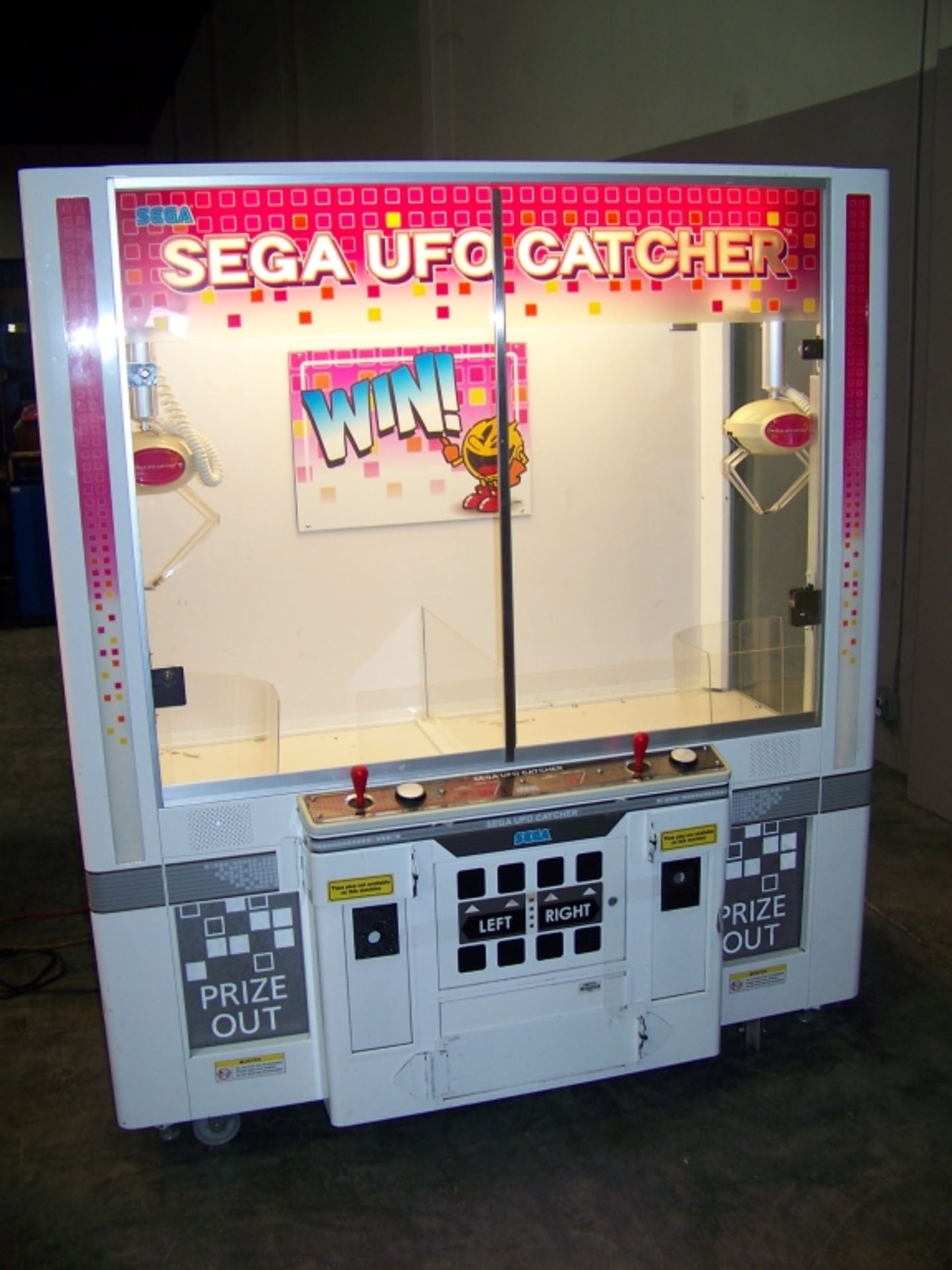 60"" SEGA UFO CATCHER PRIZE REDEMPTION GAME