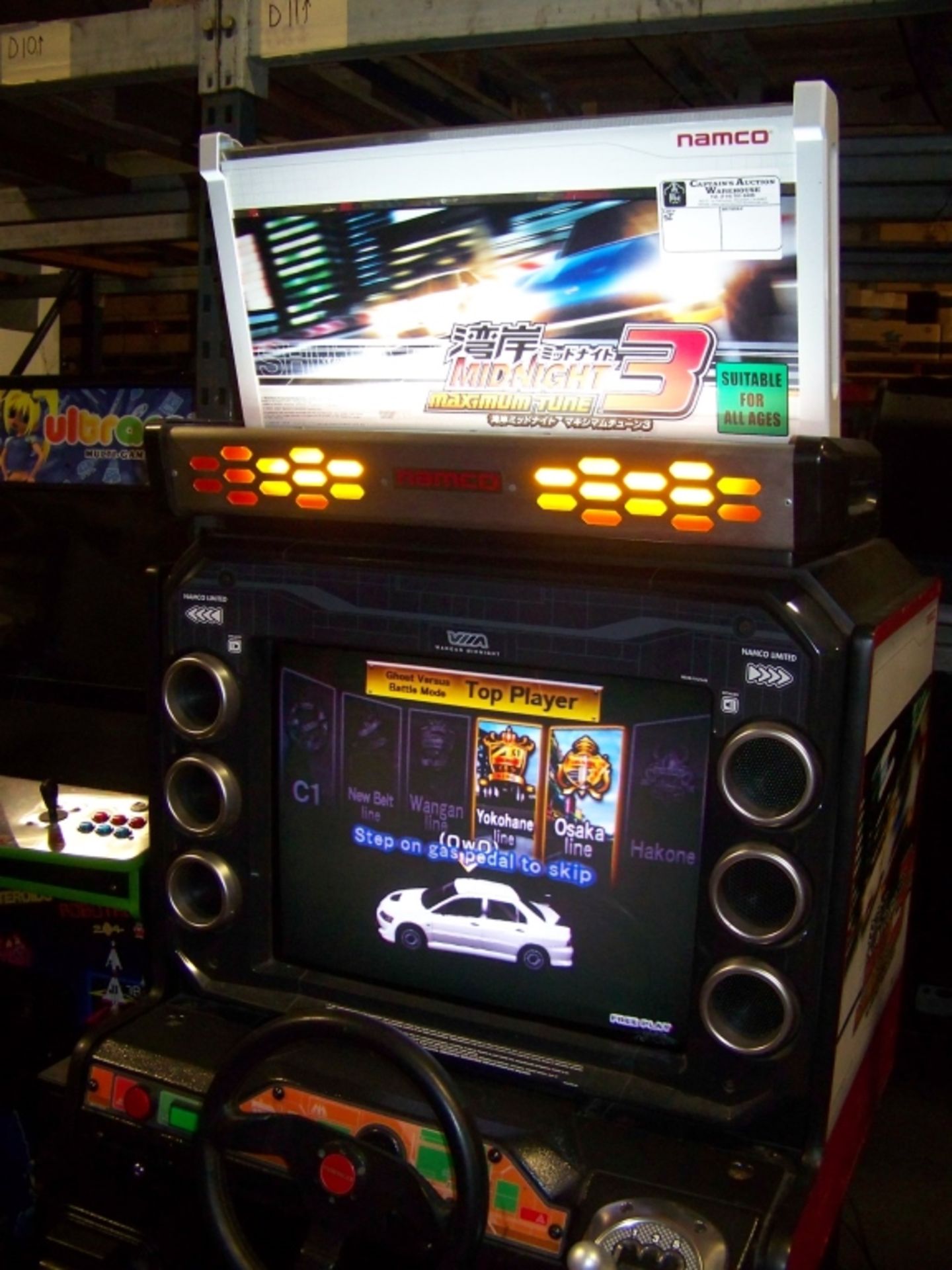 MAXIMUM TUNE 3 MIDNIGHT DRIVER ARCADE GAME NAMCO - Image 6 of 6