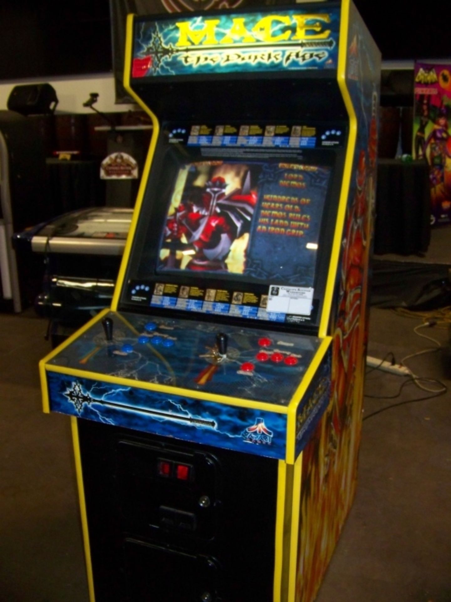 MACE THE DARK AGE DEDICATED MIDWAY ARCADE GAME - Image 11 of 12