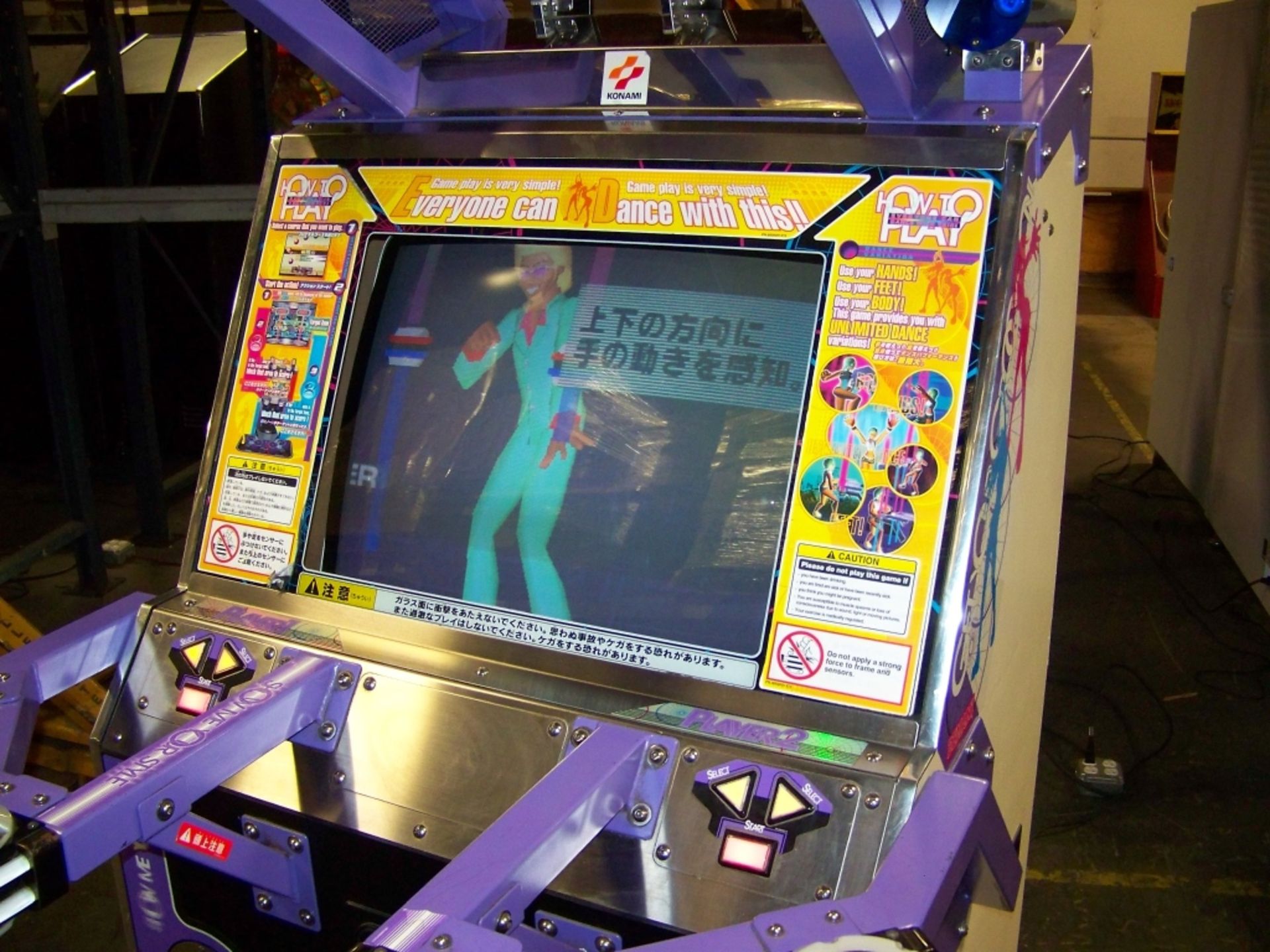 DANCE MANIAX MUSIC DANCE ARCADE GAME KONAMI - Image 4 of 11