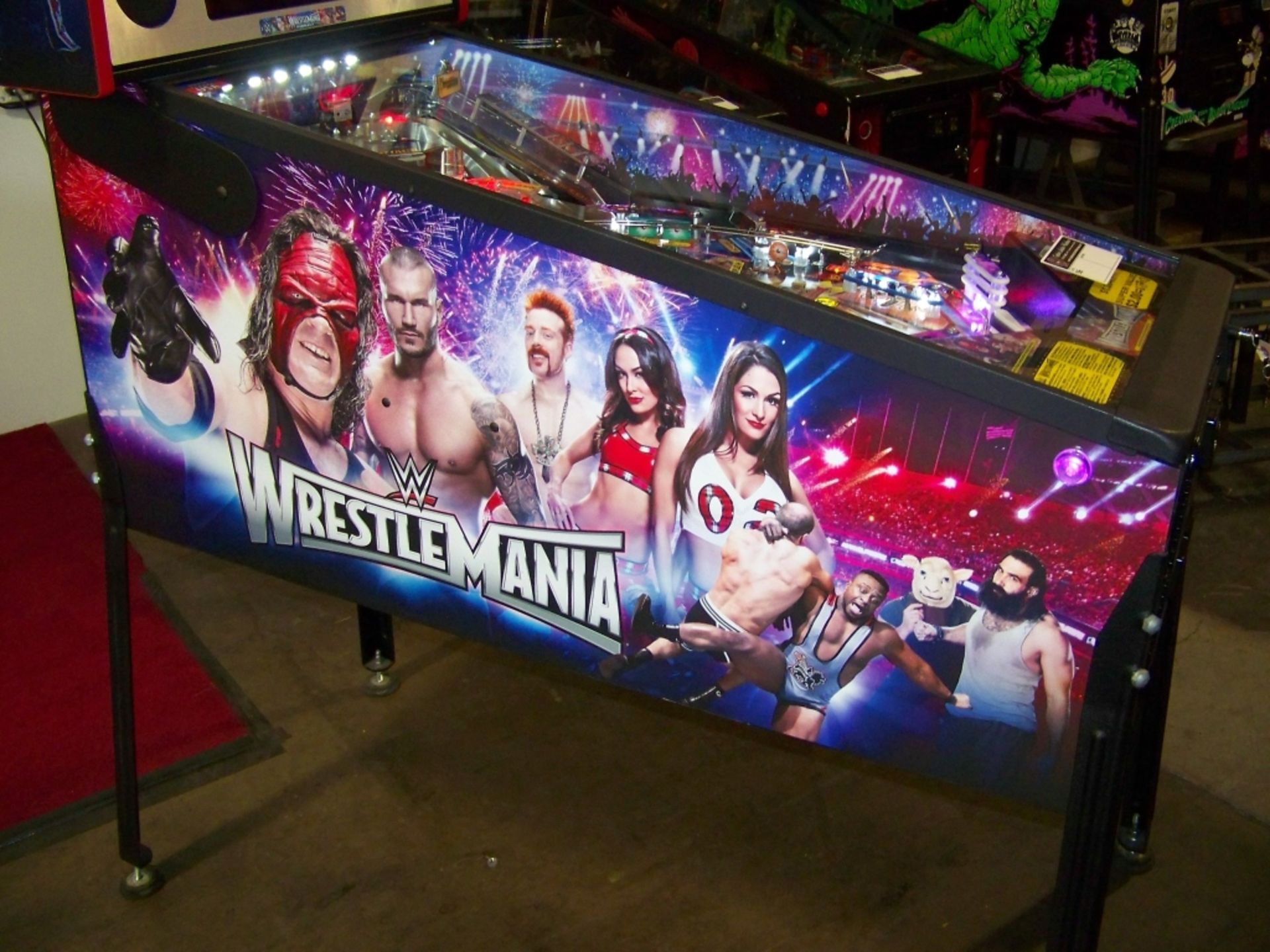 WRESTLEMANIA PRO MODEL PINBALL MACHINE STERN INC - Image 12 of 12