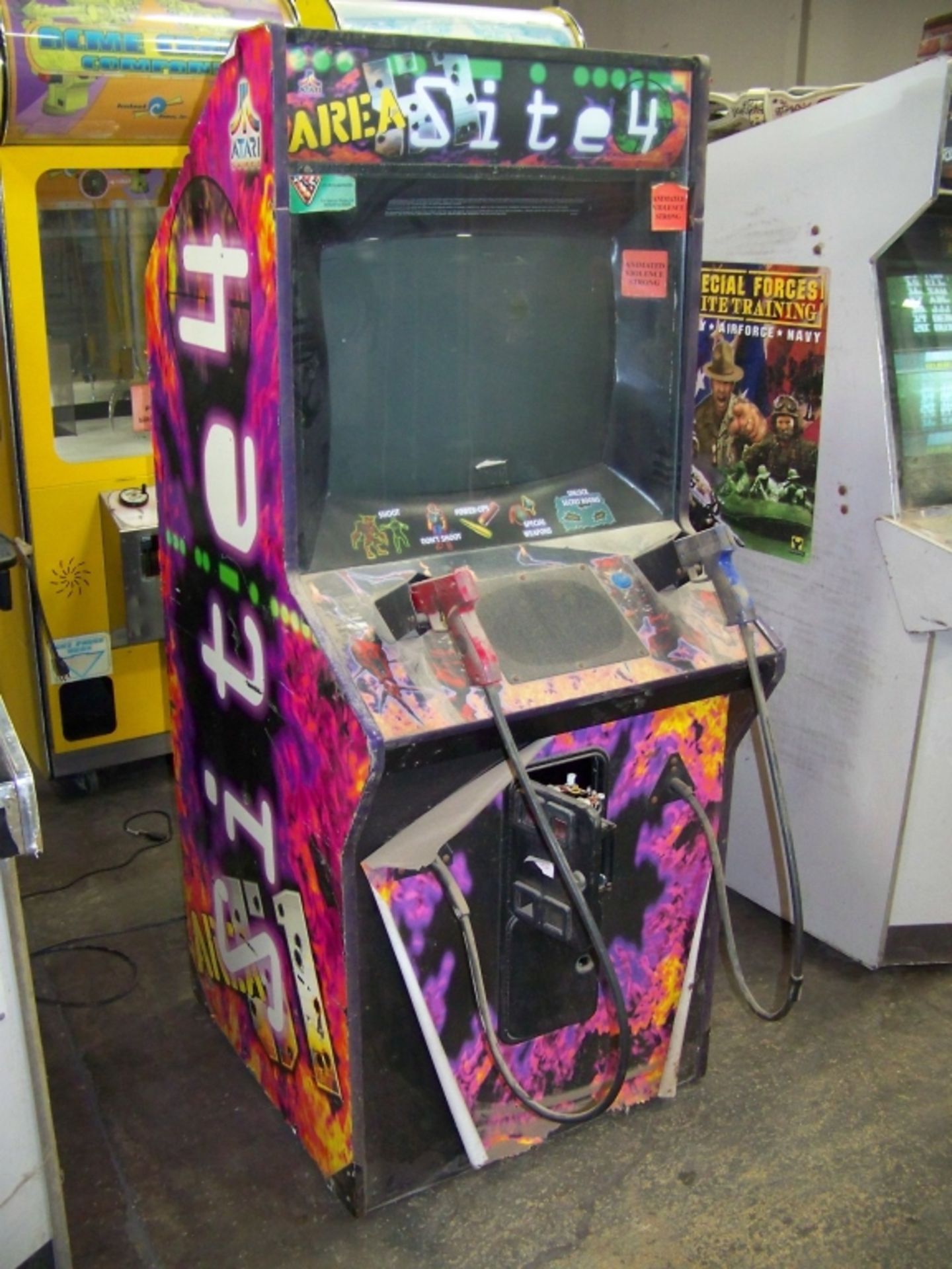 AREA 51 SITE 4 SHOOTER ARCADE GAME PROJECT - Image 2 of 2
