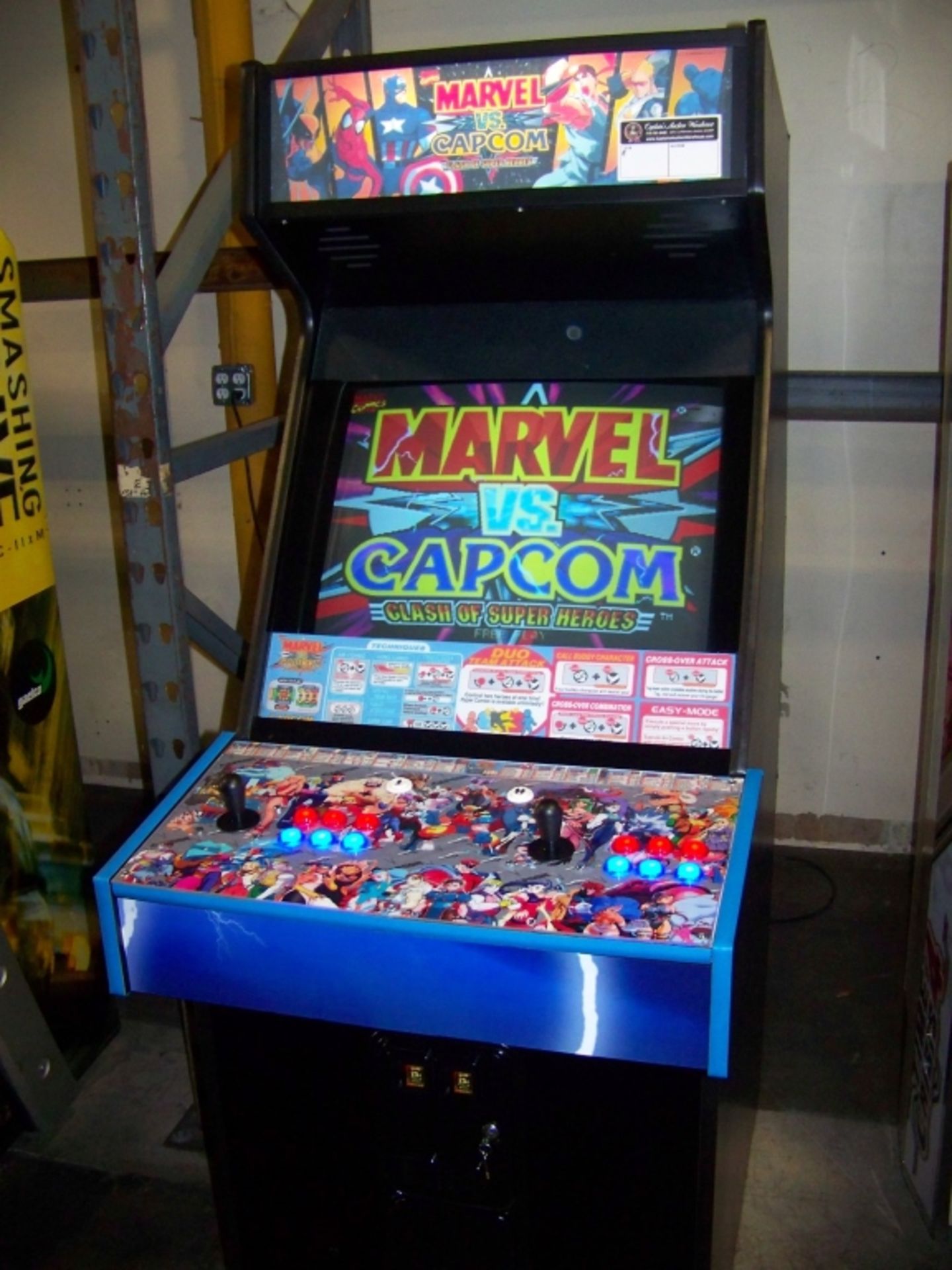 MARVEL VS. CAPCOM UPRIGHT FIGHTER ARCADE GAME