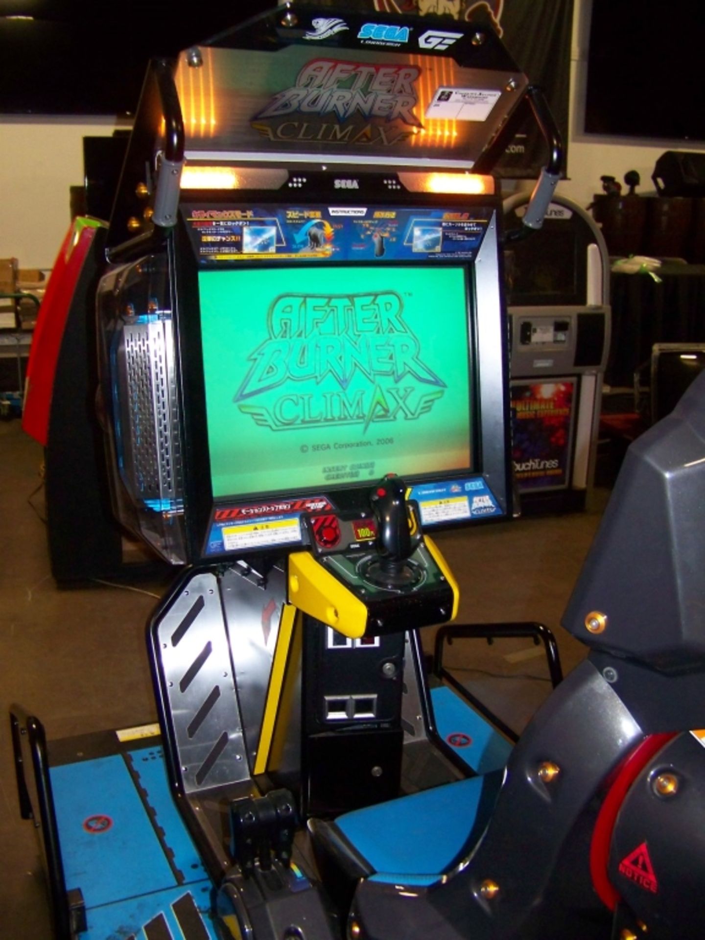 AFTERBURNER CLIMAX DX MOTION ARCADE GAME SEGA - Image 8 of 13