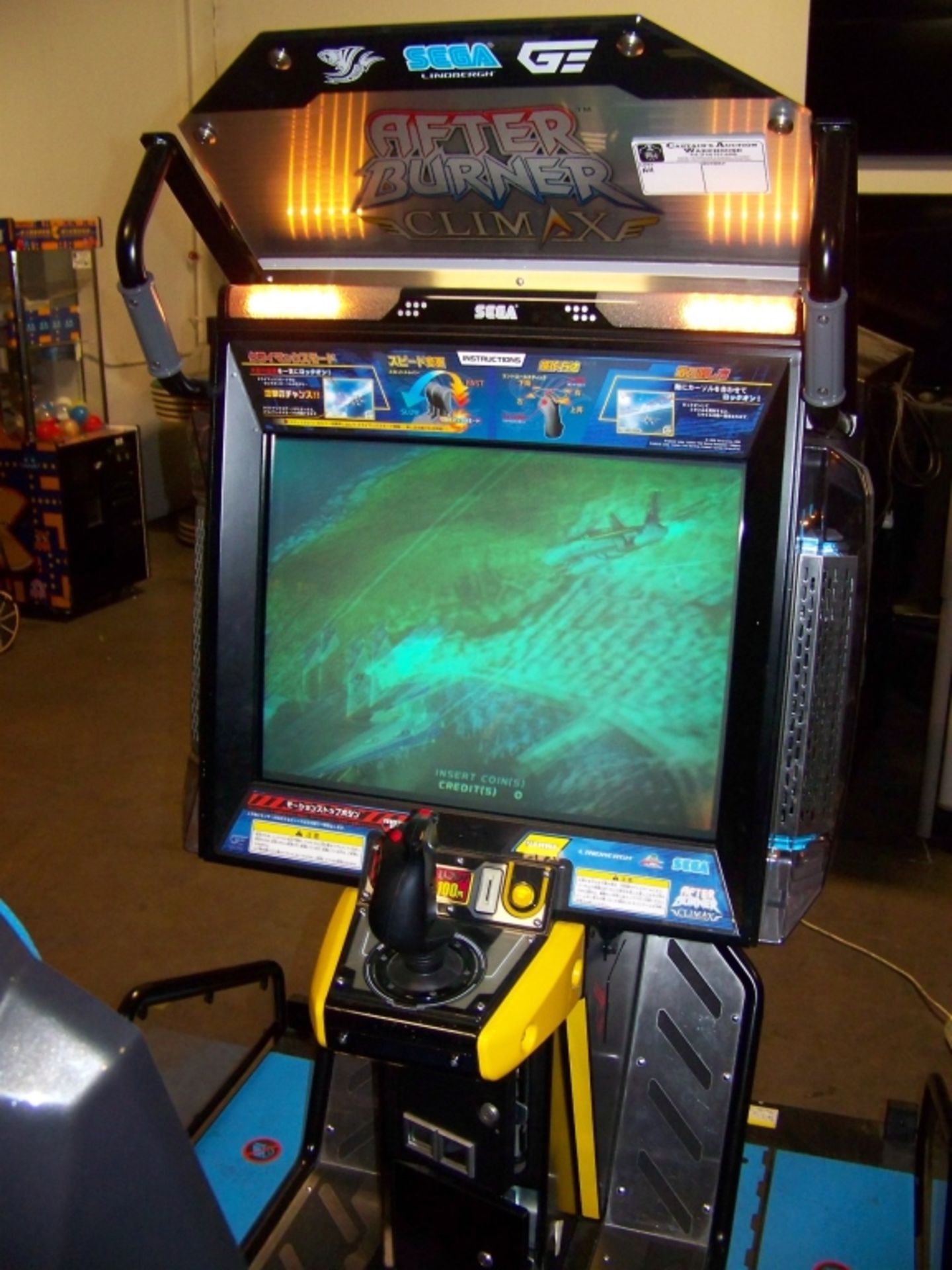 AFTERBURNER CLIMAX DX MOTION ARCADE GAME SEGA - Image 6 of 13