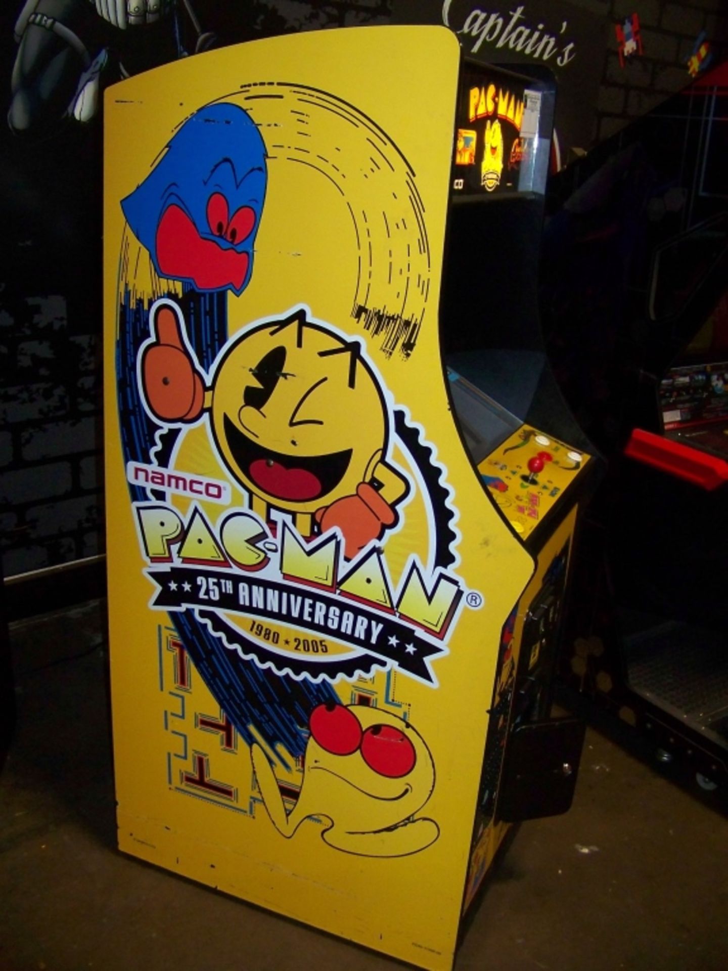 PACMAN 25TH ANNIVERSARY UPRIGHT ARCADE GAME NAMCO - Image 6 of 8