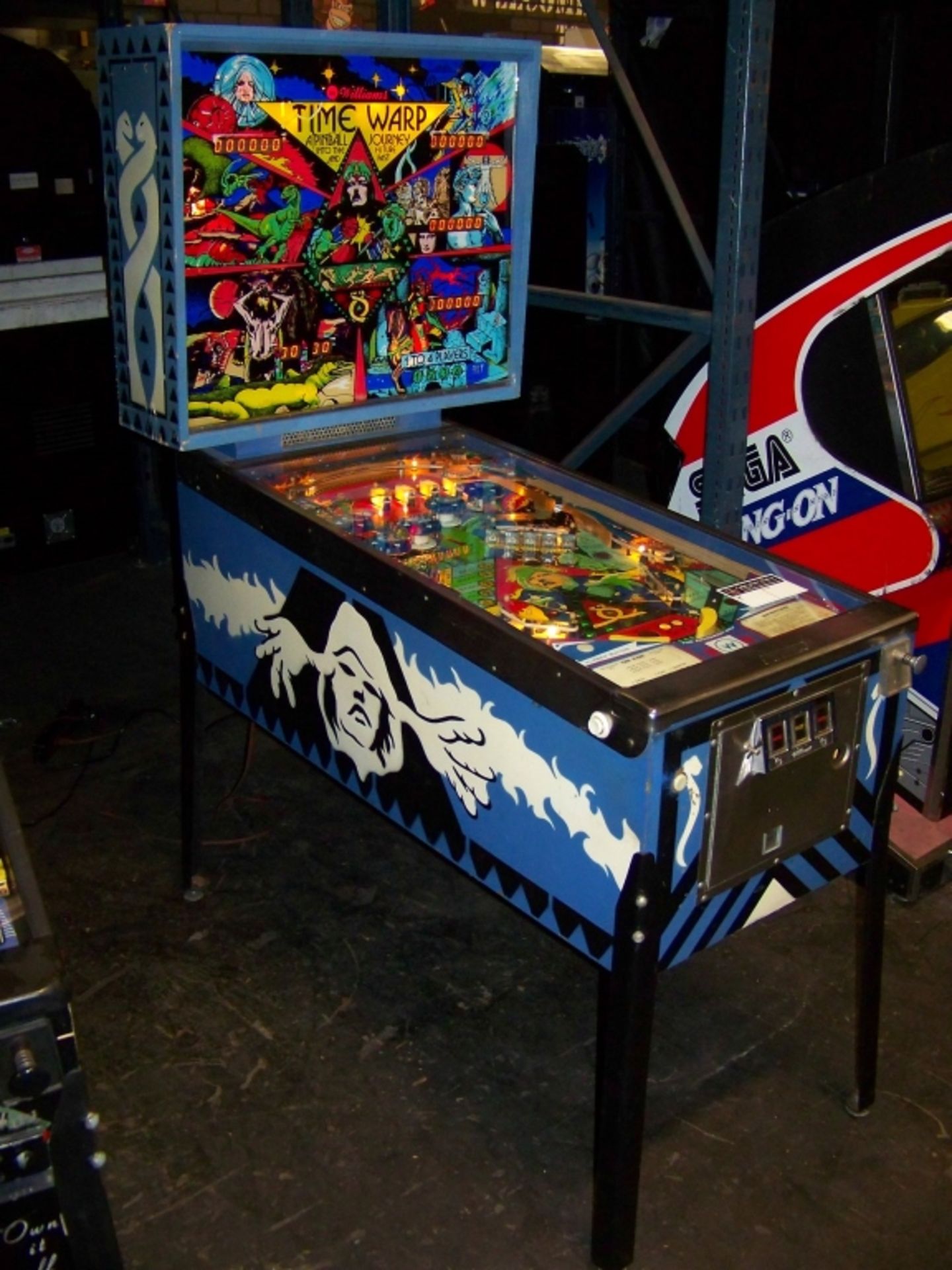 TIME WARP PINBALL MACHINE WILLIAMS CLASSIC