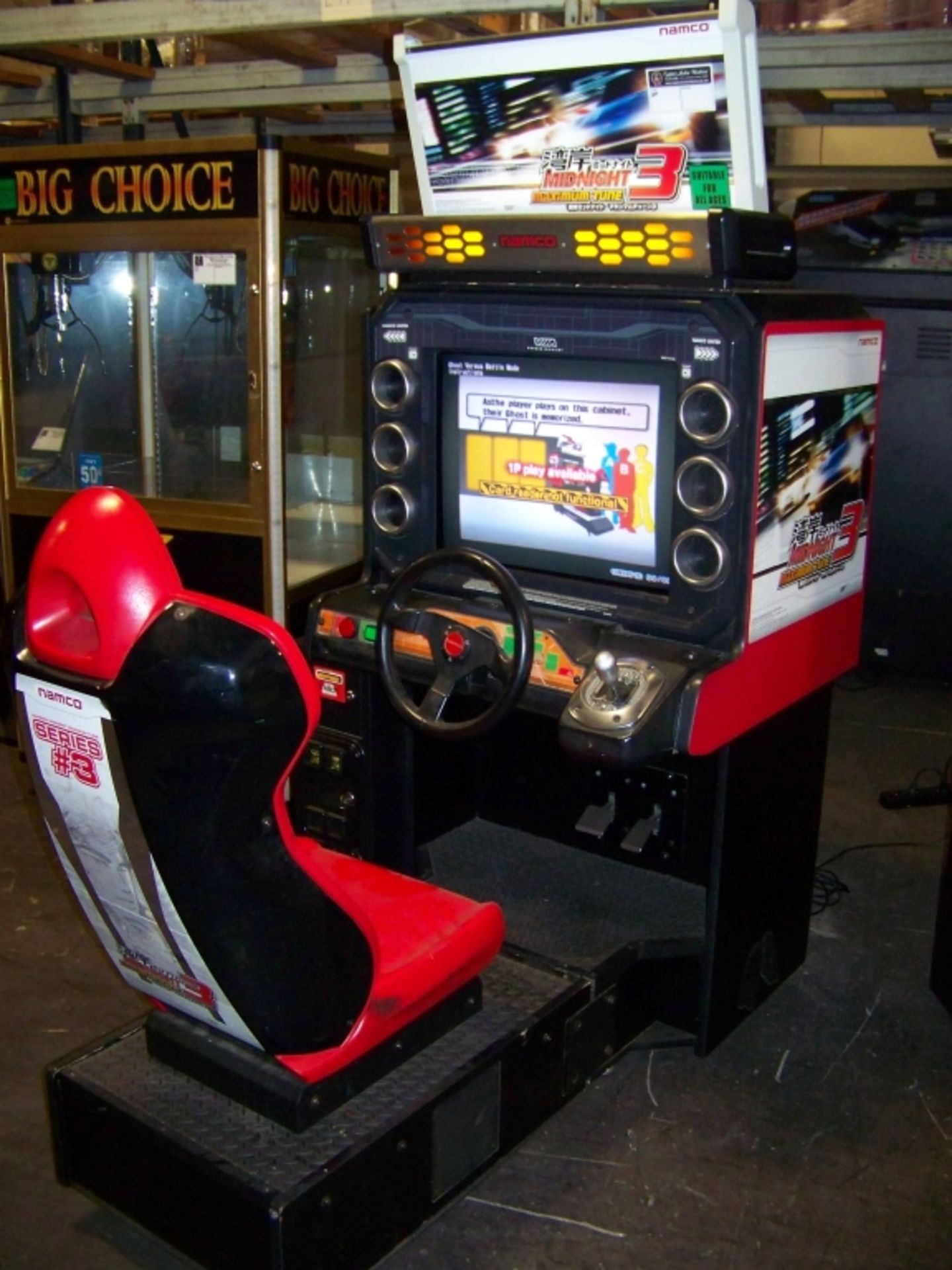 MAXIMUM TUNE 3 MIDNIGHT RACING ARCADE GAME NAMCO