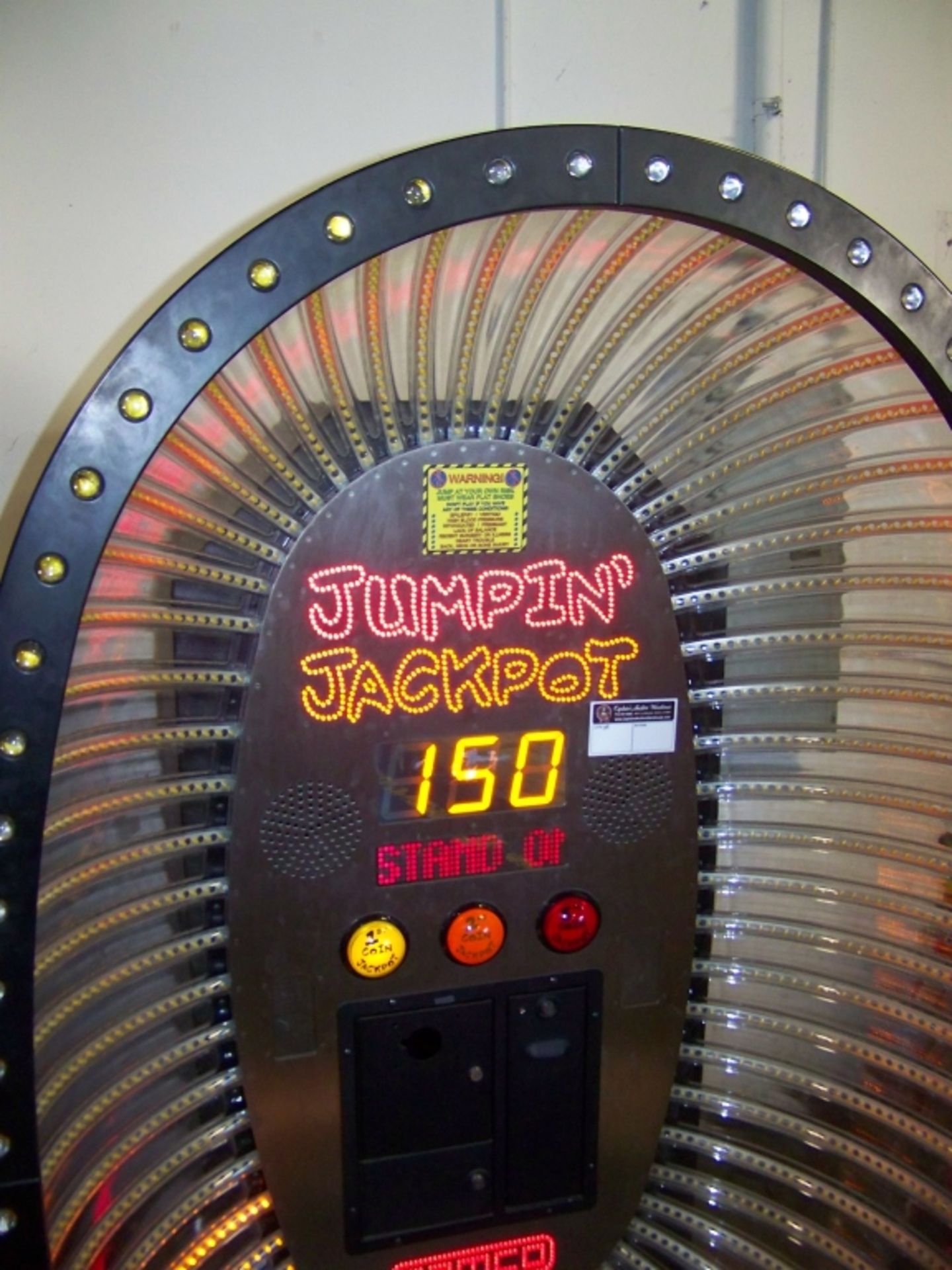 JUMPIN JACKPOT TICKET REDEMPTION GAME NAMCO - Image 4 of 7