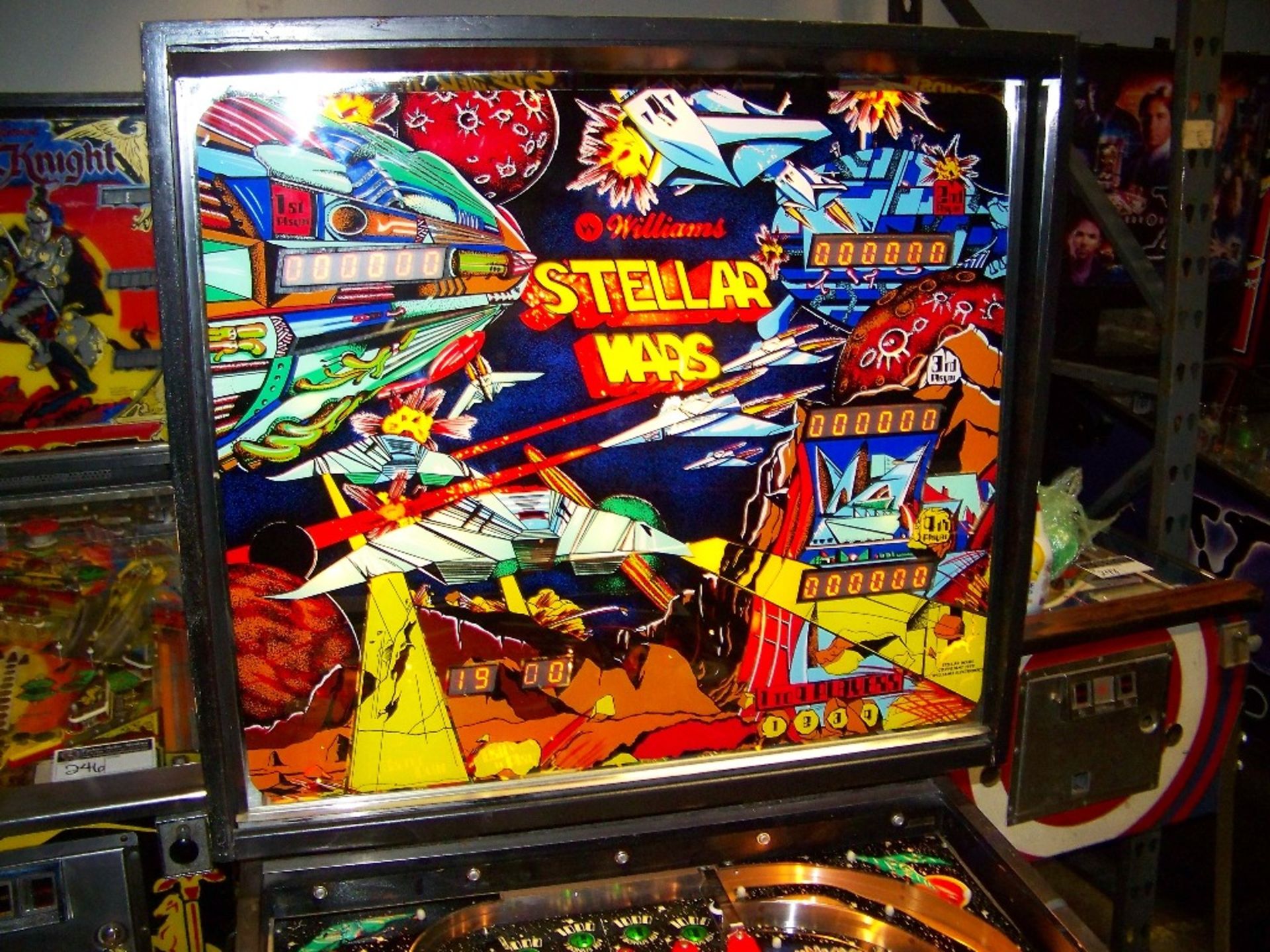 STELLAR WARS WIDE BODY PINBALL MACHINE WILLIAMS - Image 6 of 9