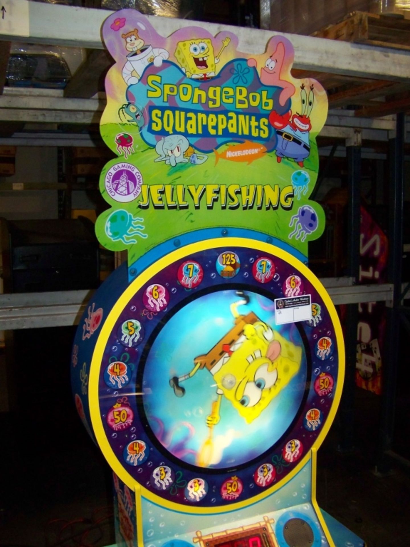 SPONGE BOB JELLY FISHING TICKET REDEMPTION GAME - Image 3 of 6