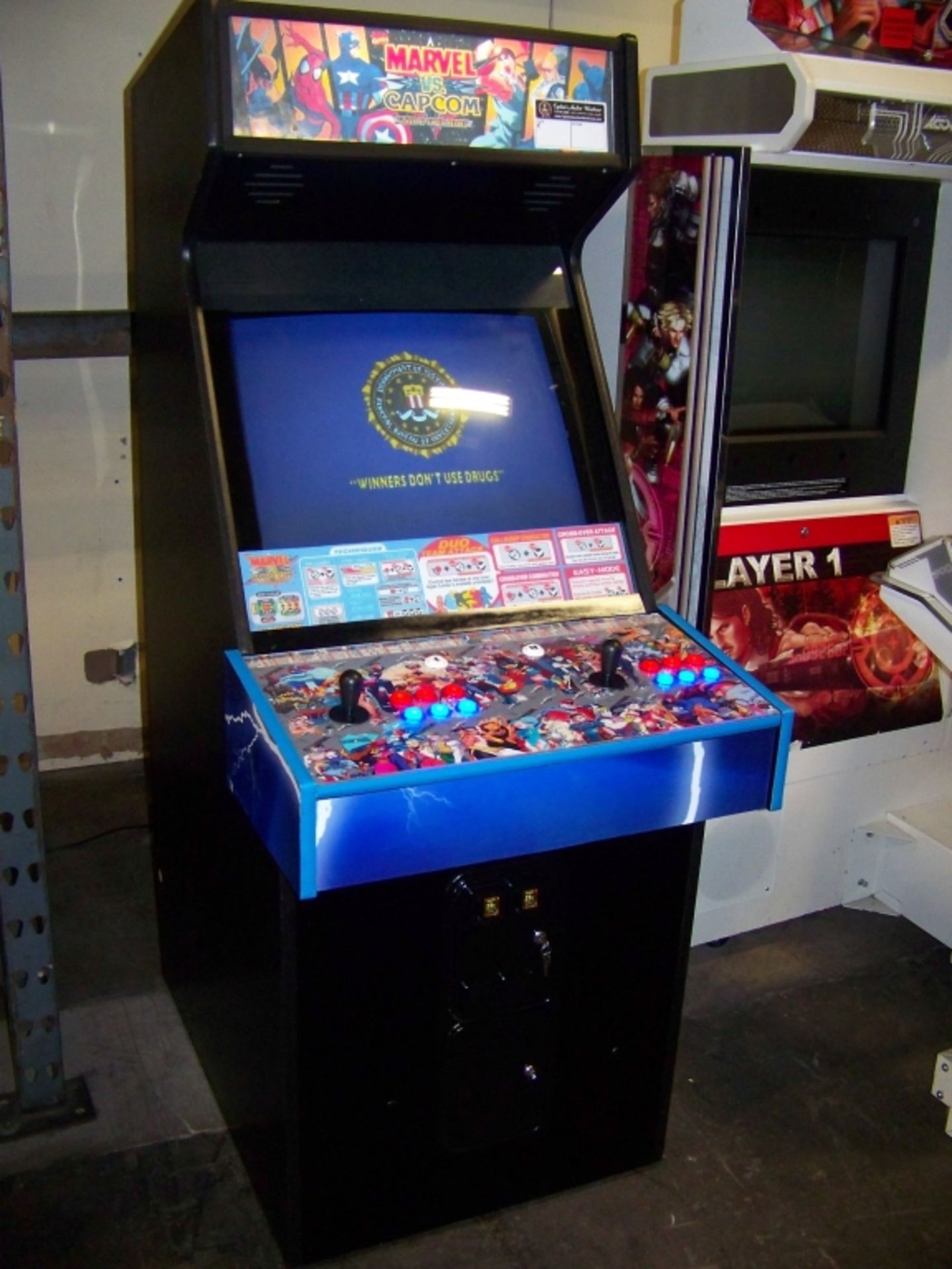 MARVEL VS. CAPCOM UPRIGHT FIGHTER ARCADE GAME - Image 2 of 8