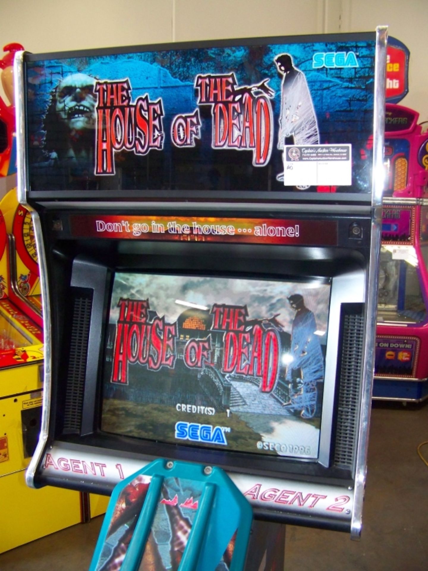 THE HOUSE OF THE DEAD SHOOTER ARCADE GAME SEGA - Image 5 of 7