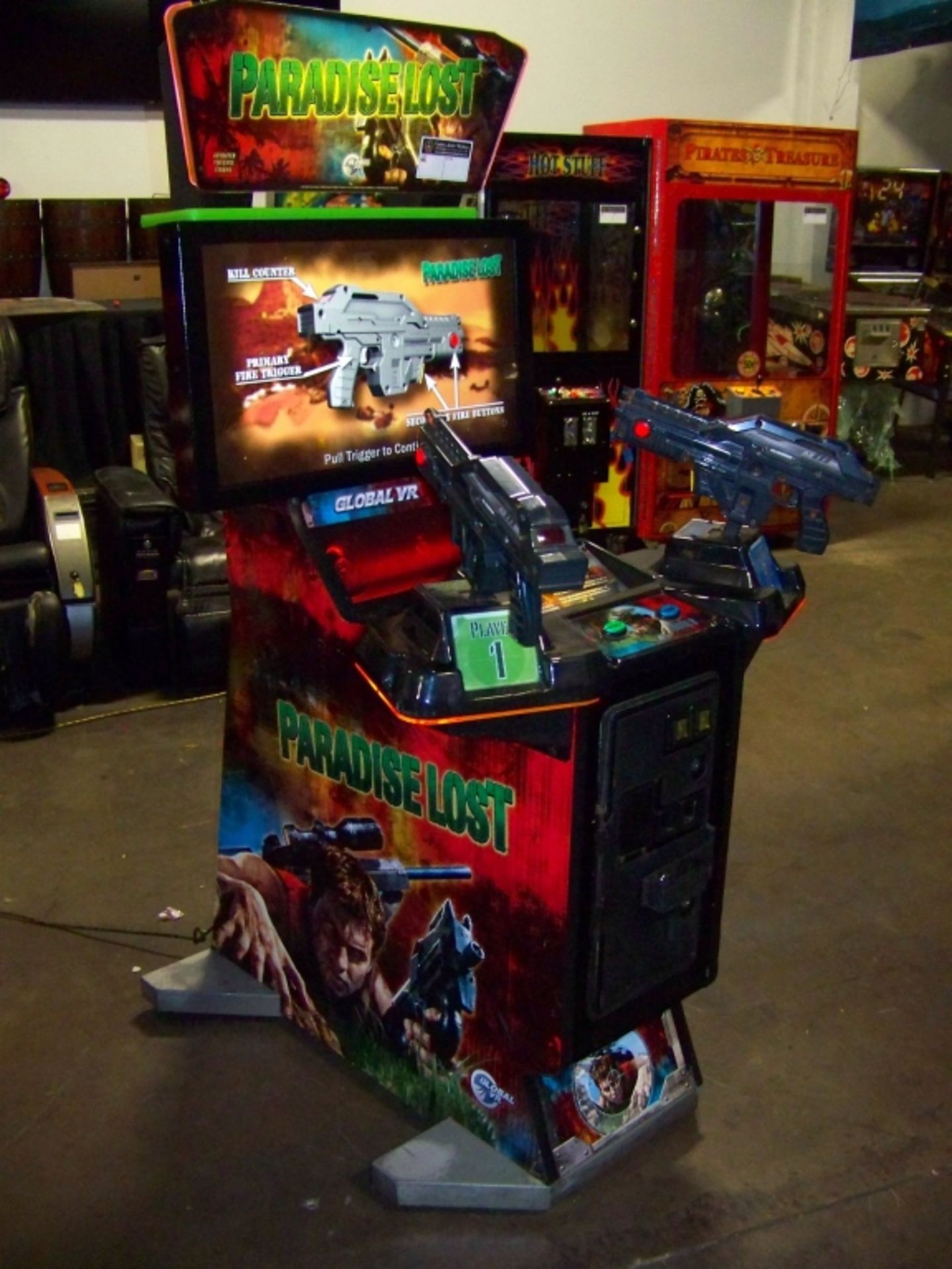 PARADISE LOST 32"" DEDICATED FIXED GUN ARCADE