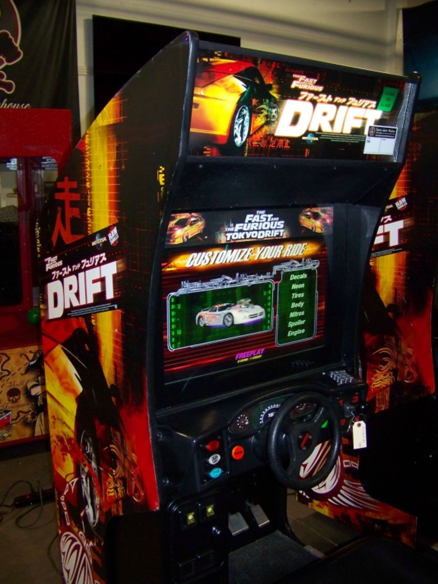 FAST AND FURIOUS DRIFT RACING ARCADE LCD UPGRADE - Image 7 of 9