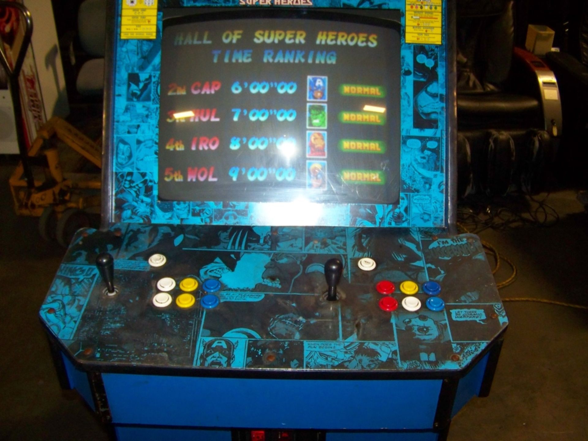 MARVEL SUPER HEROES Q-SOUND CABINET BIG BLUE - Image 7 of 7